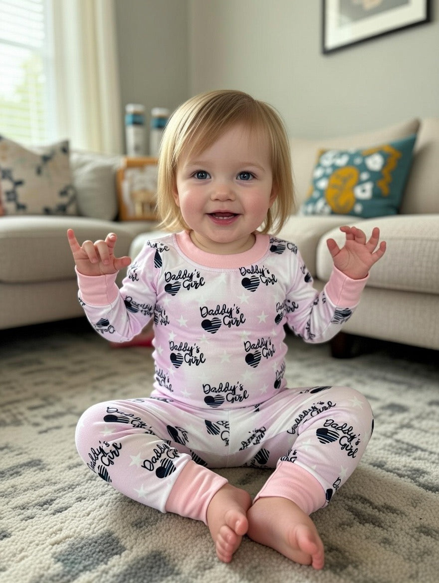 “Daddy’s Girl” Two Piece Comfy Cozies Long