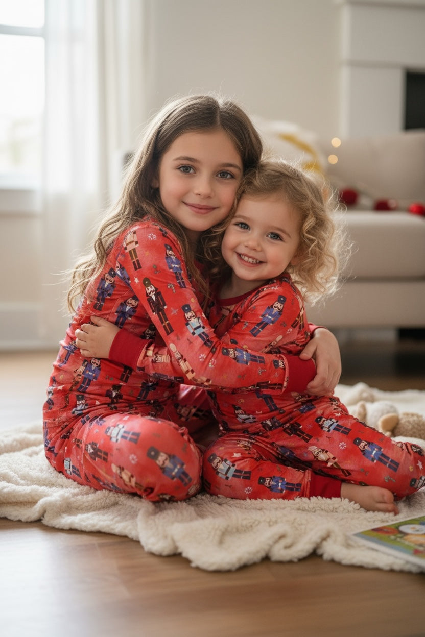 “Nutcracker Patrol" Two-Piece Comfy Cozies