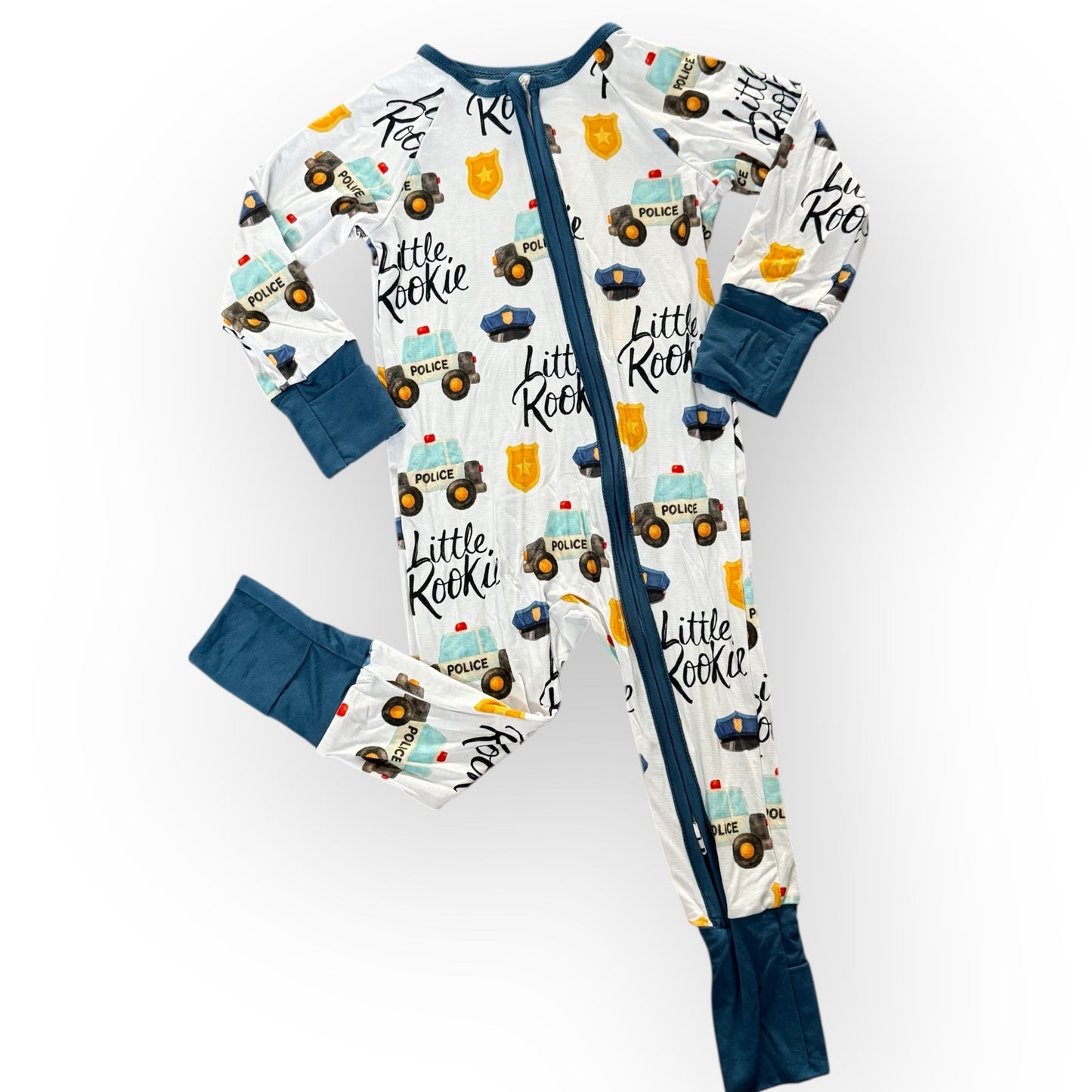 “Little Rookie" Zip-Up Comfy Cozies