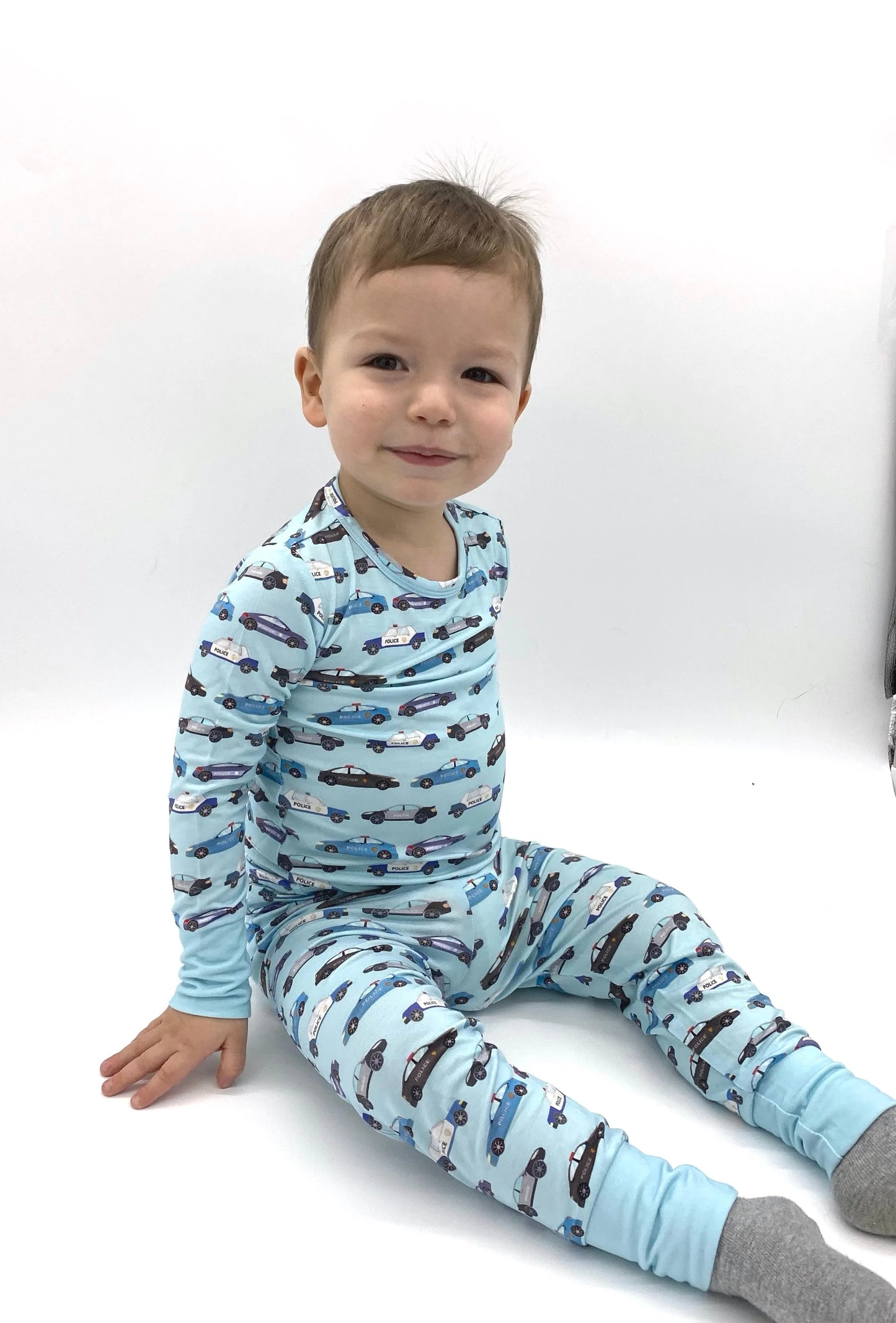 Beep Beep Police Cars Two Piece Comfy Cozies