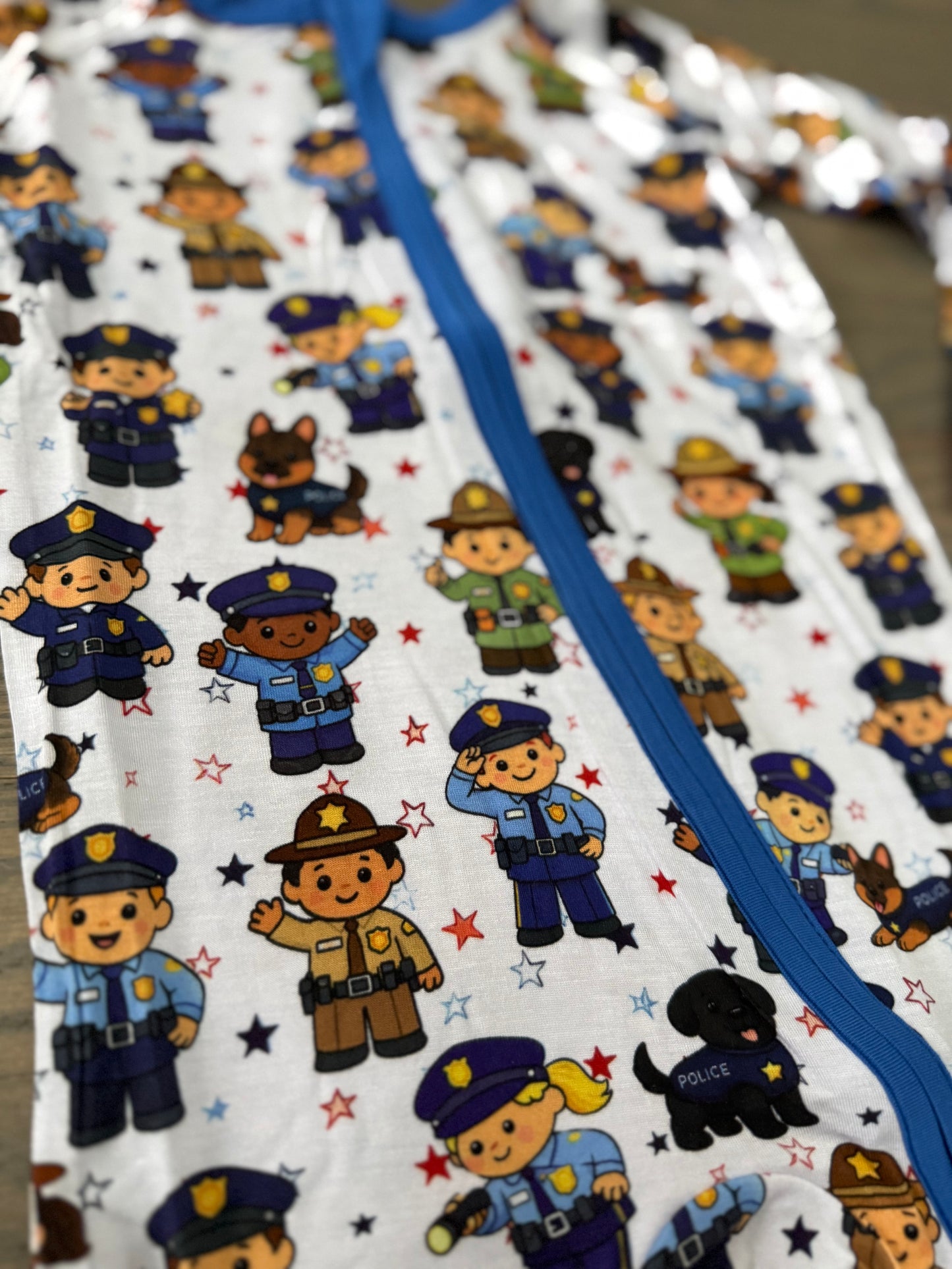 “Little Town Patrol" Zip-Up Comfy Cozies