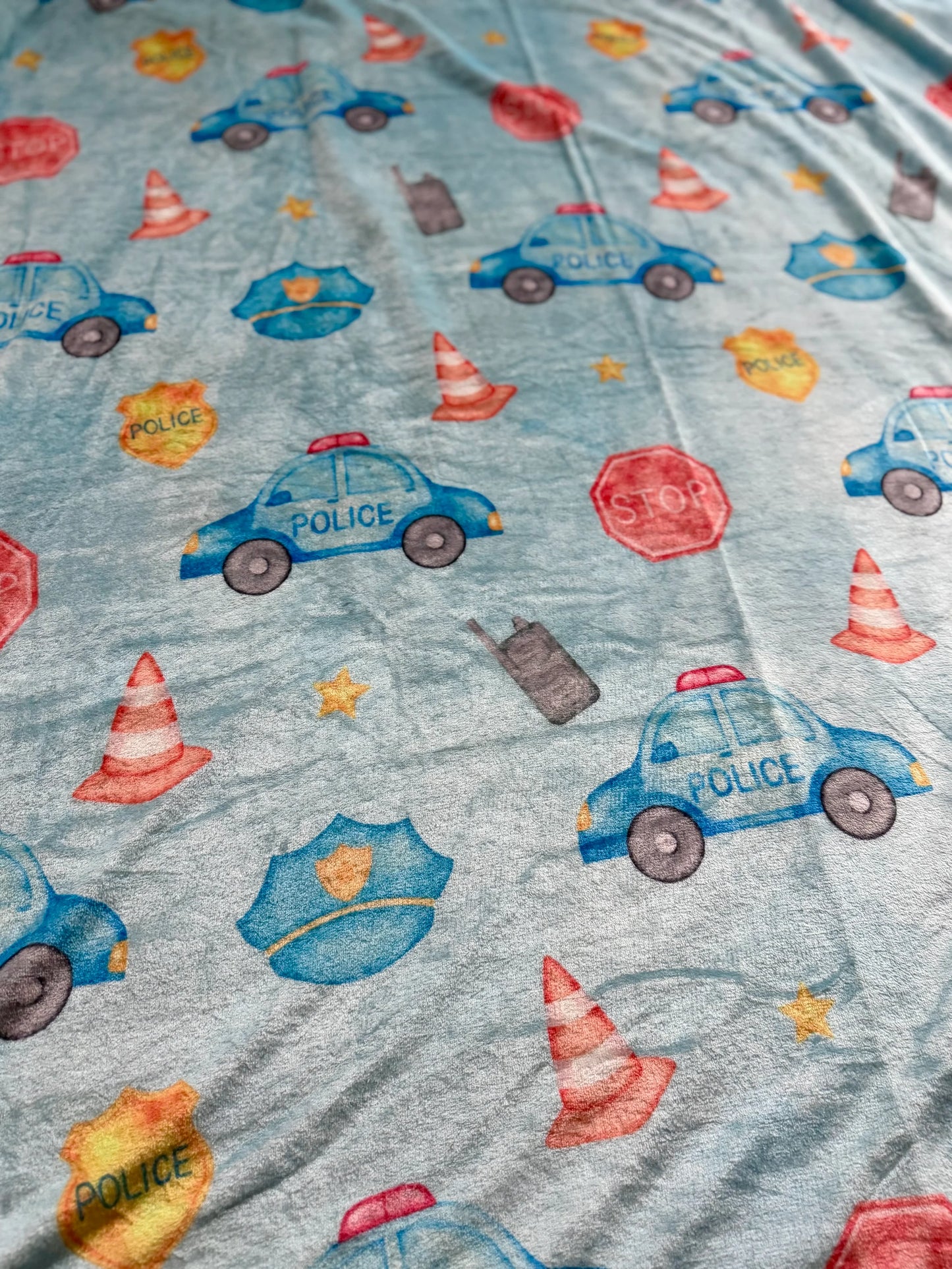 "Traffic Stop" 60x60” Fleece Cuddle Blanket