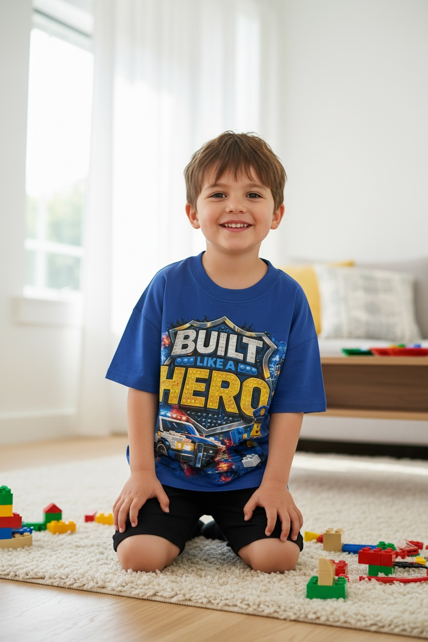 “Built Like a Hero” Graphic Tee