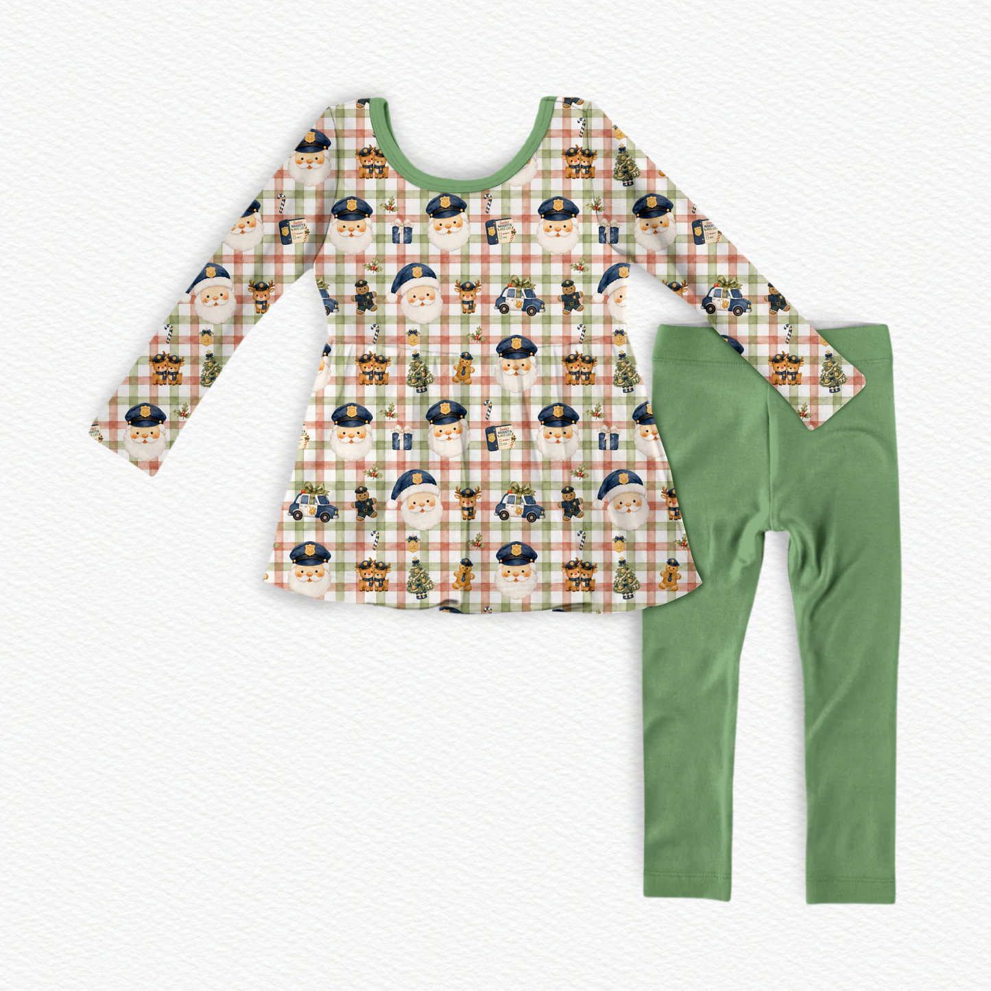 HoHoHo Patrol Peplum Daywear Set PREORDER