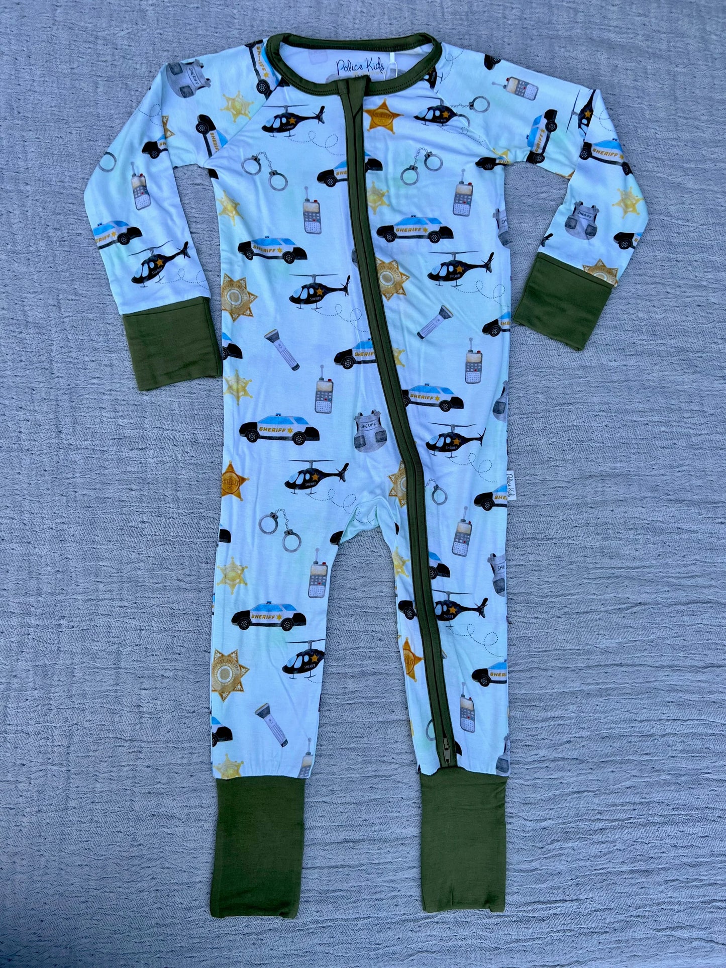 "Sheriff On Duty” Comfy Cozies Zip-Up