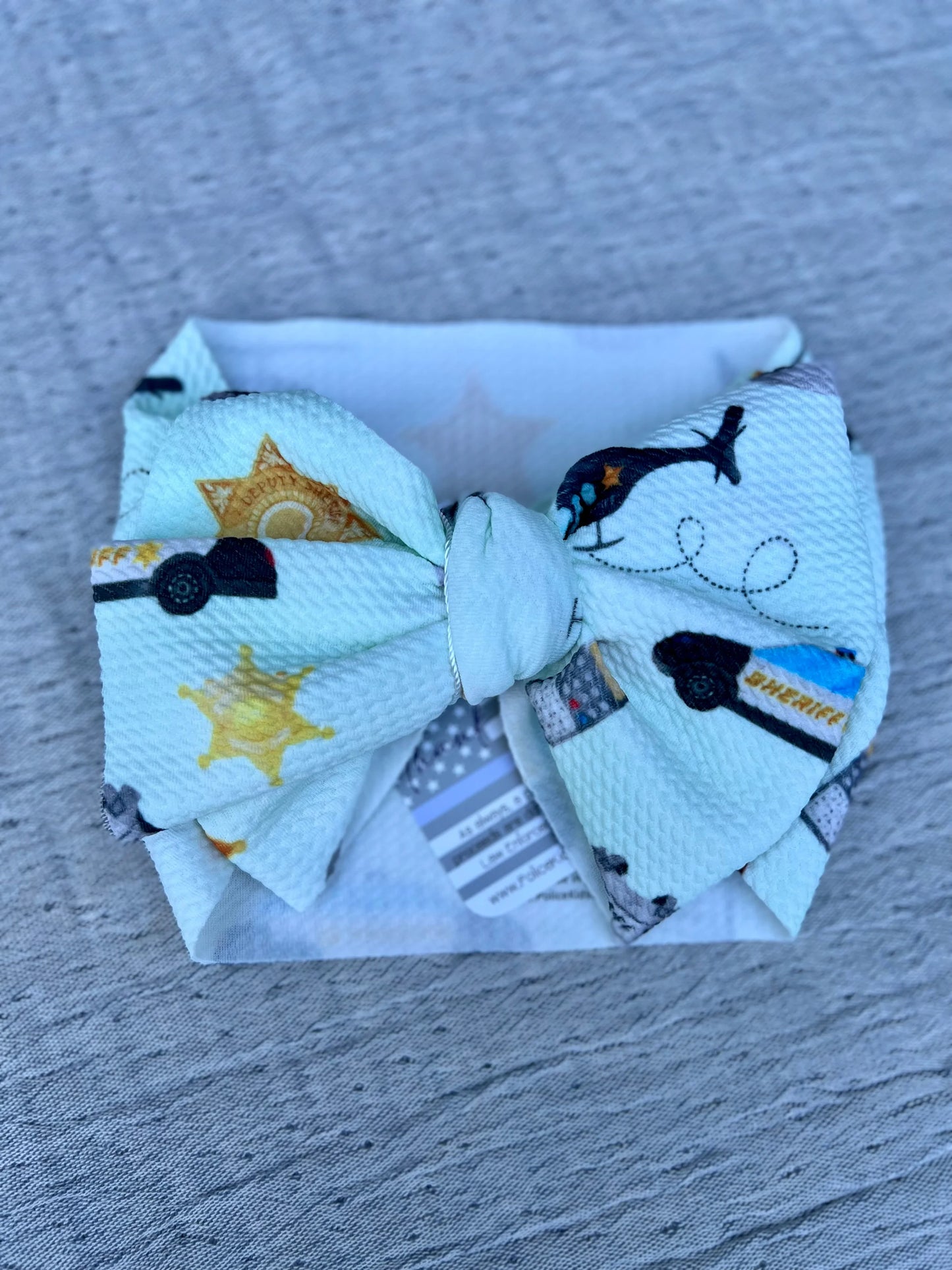 “Sheriff on Duty” Biggie Bow