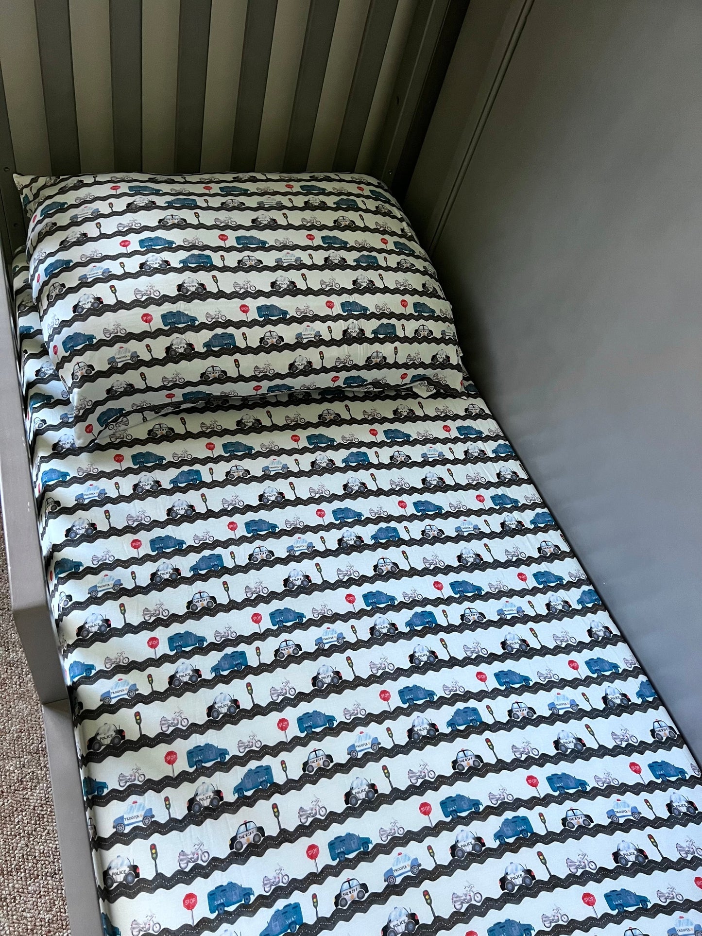 “Road Patrol” Bamboo Pillow Case