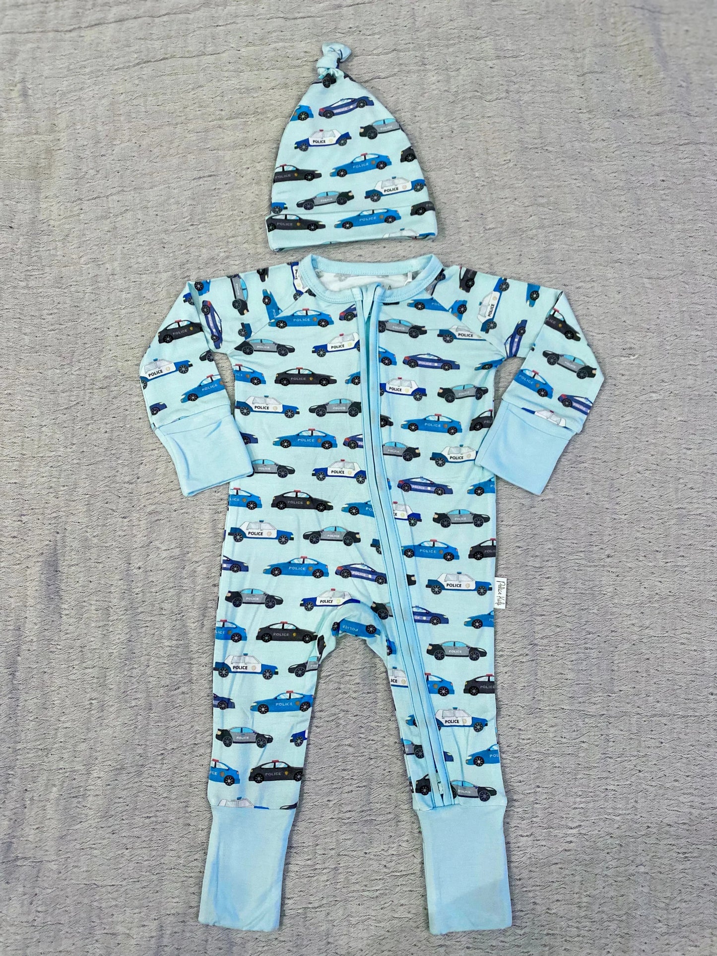 Beep Beep Police Cars Knotted Hat