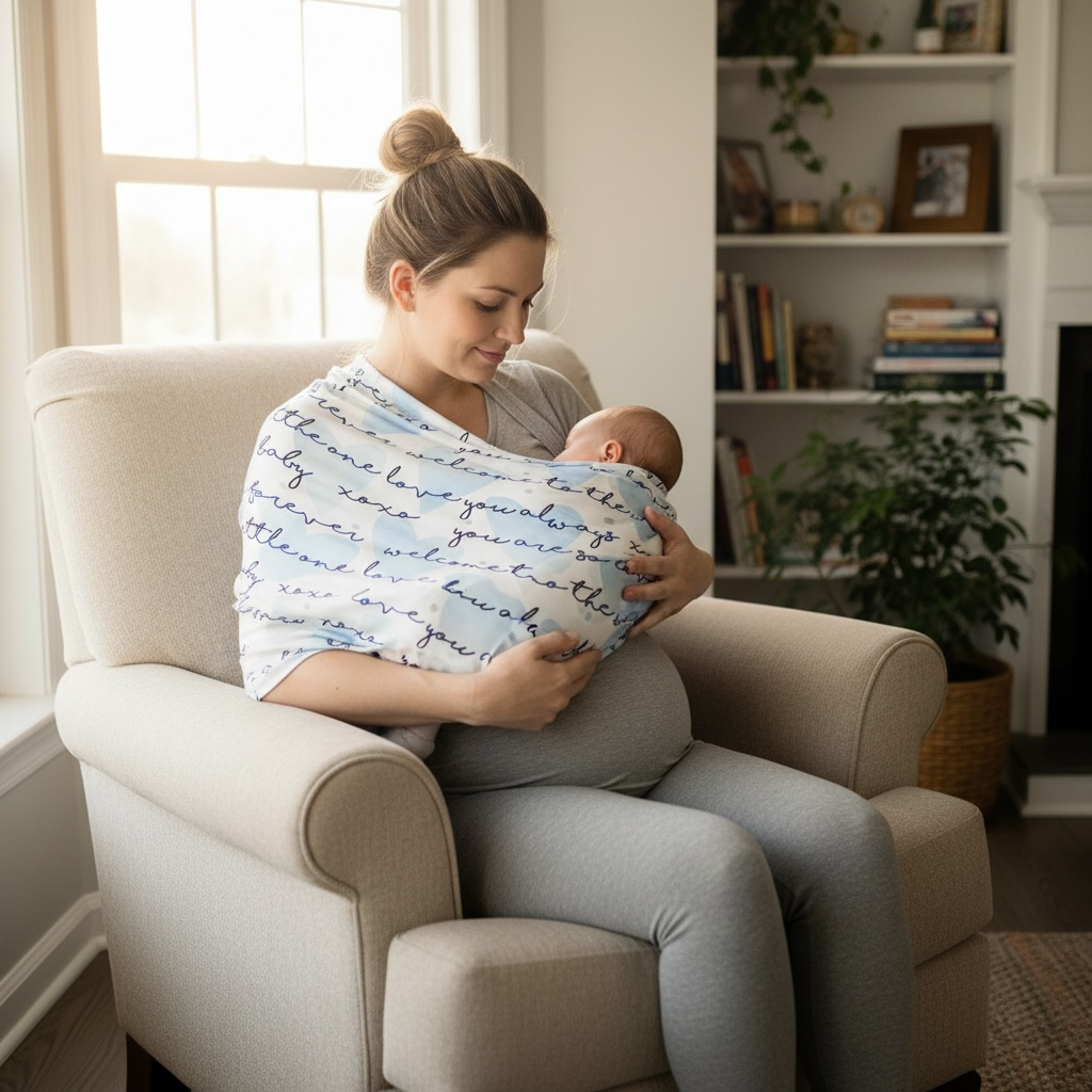 Fitted Cover: Thin Blue Loving You