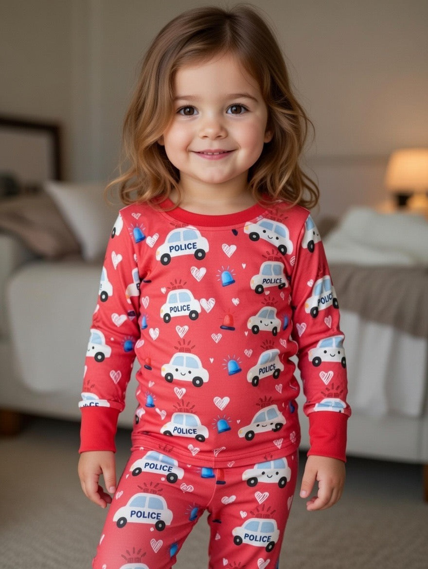 “Hearts and Sirens” Two Piece Comfy Cozies