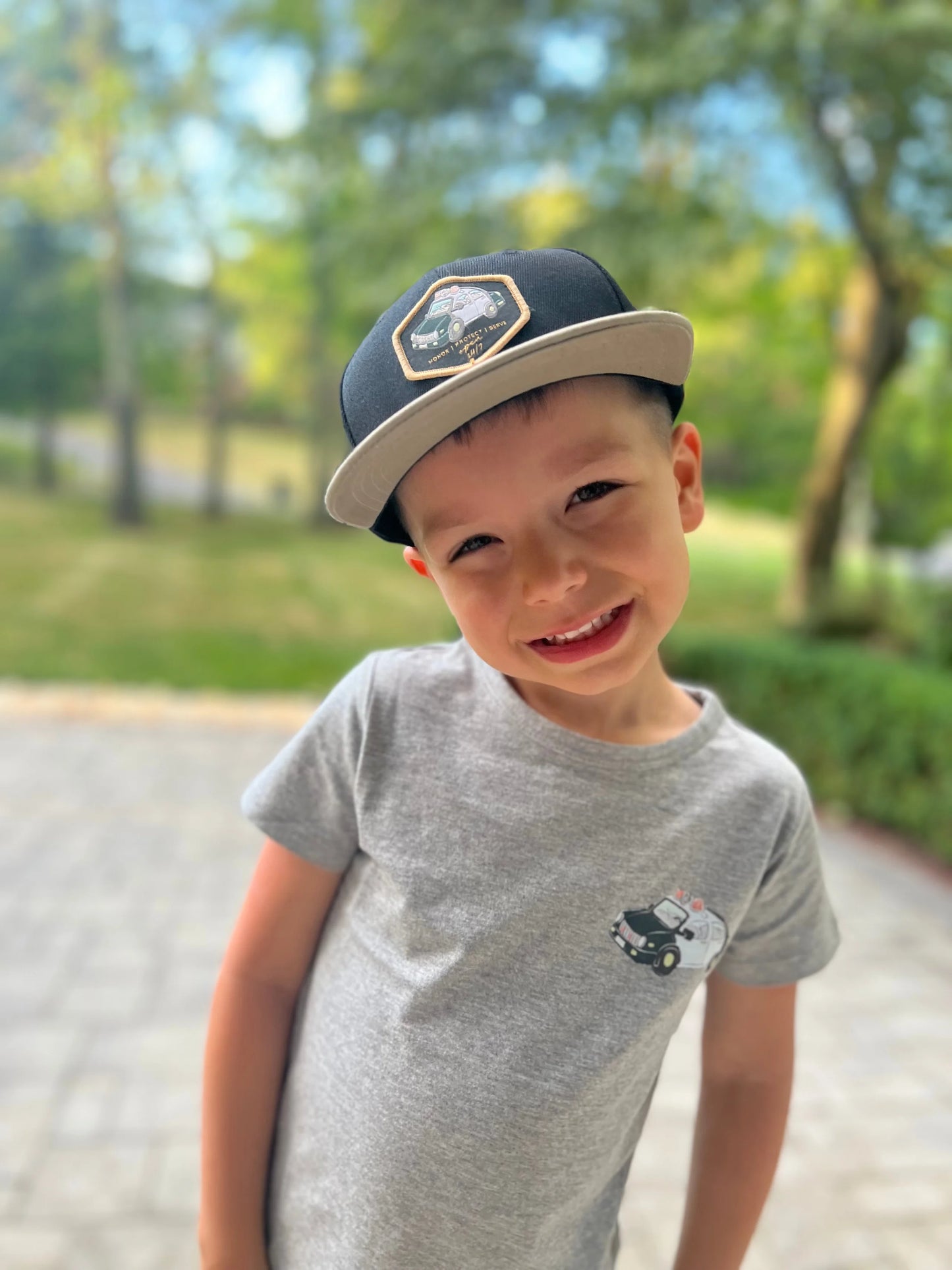 Retro Police Snapback Hat