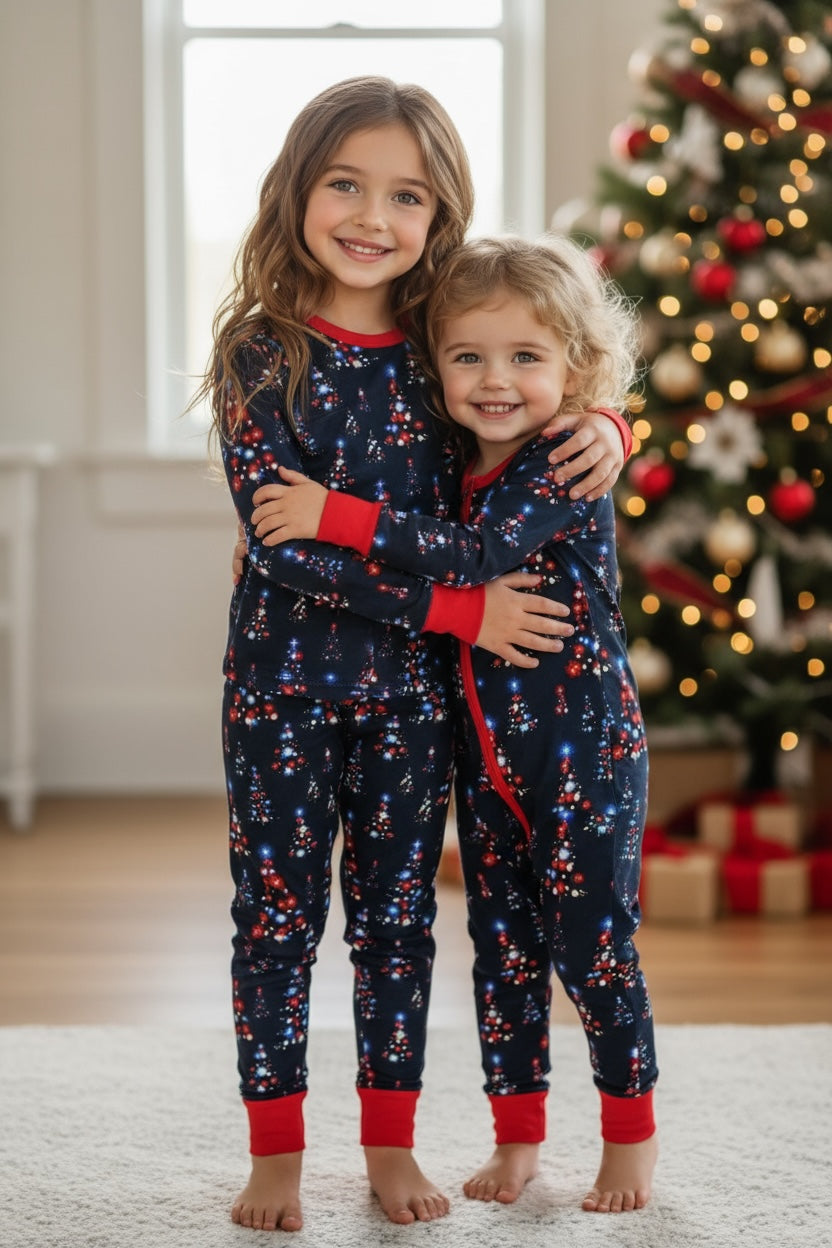 "Flashing through the Night" Comfy Cozies Zip-Up