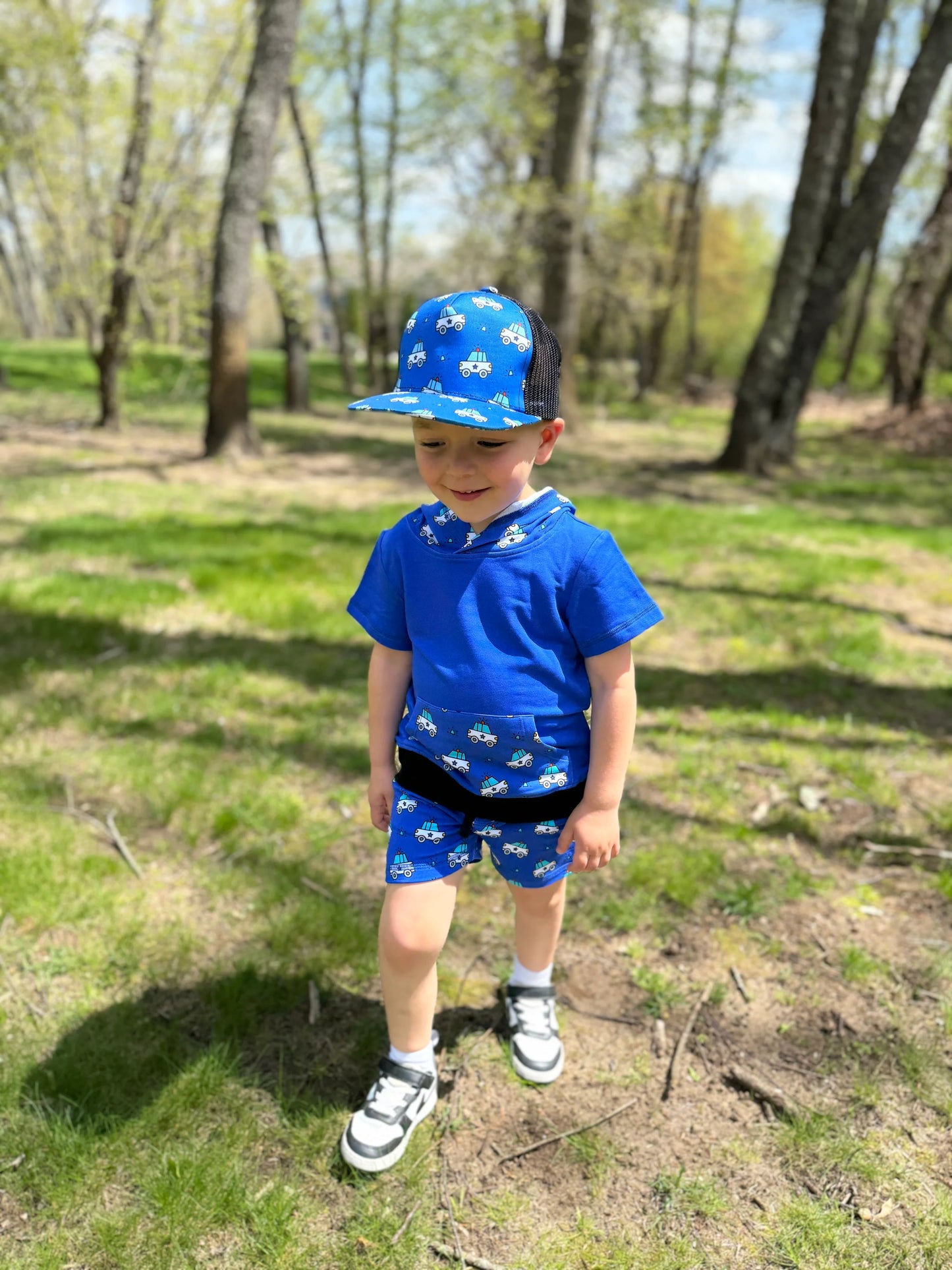 "Ride Along" Hooded Jogger Set - Short or Long