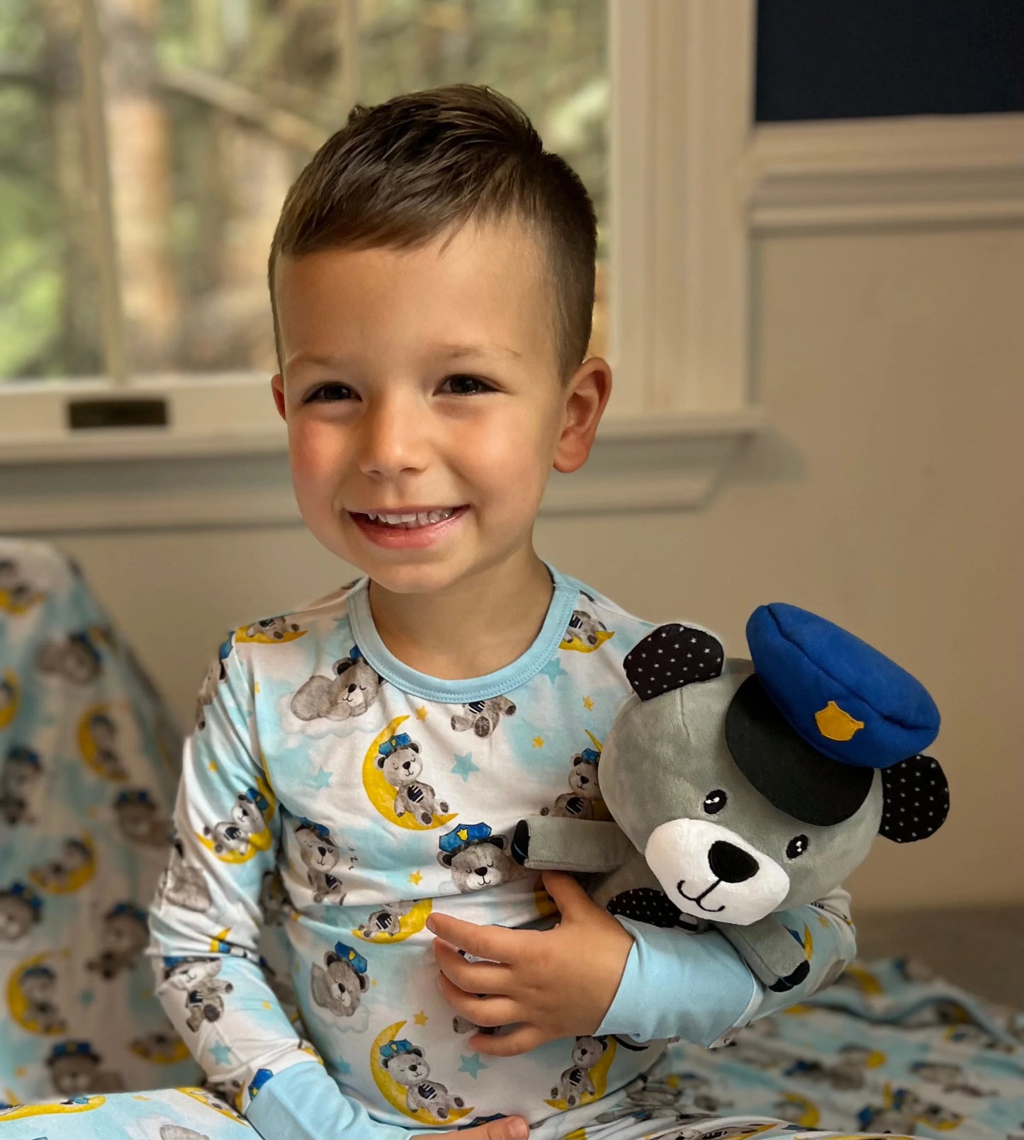 “Blue BuddieZzz” Two-Piece Comfy Cozies Long