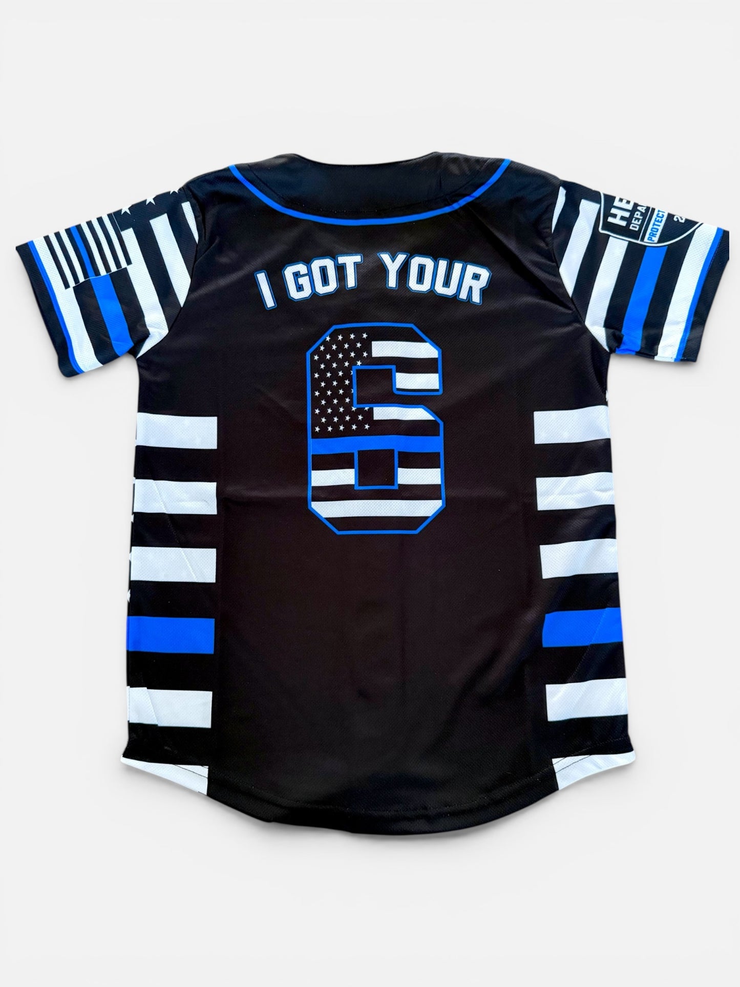 Heroes Baseball Jersey Style Top