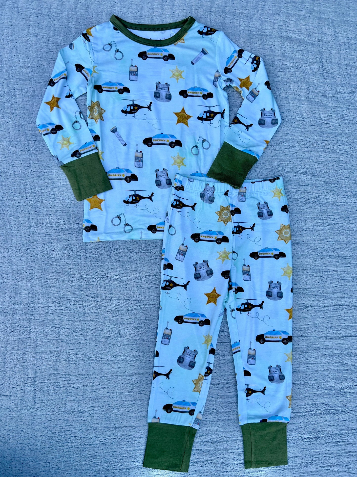 "Sheriff On Duty" Two-Piece Comfy Cozies