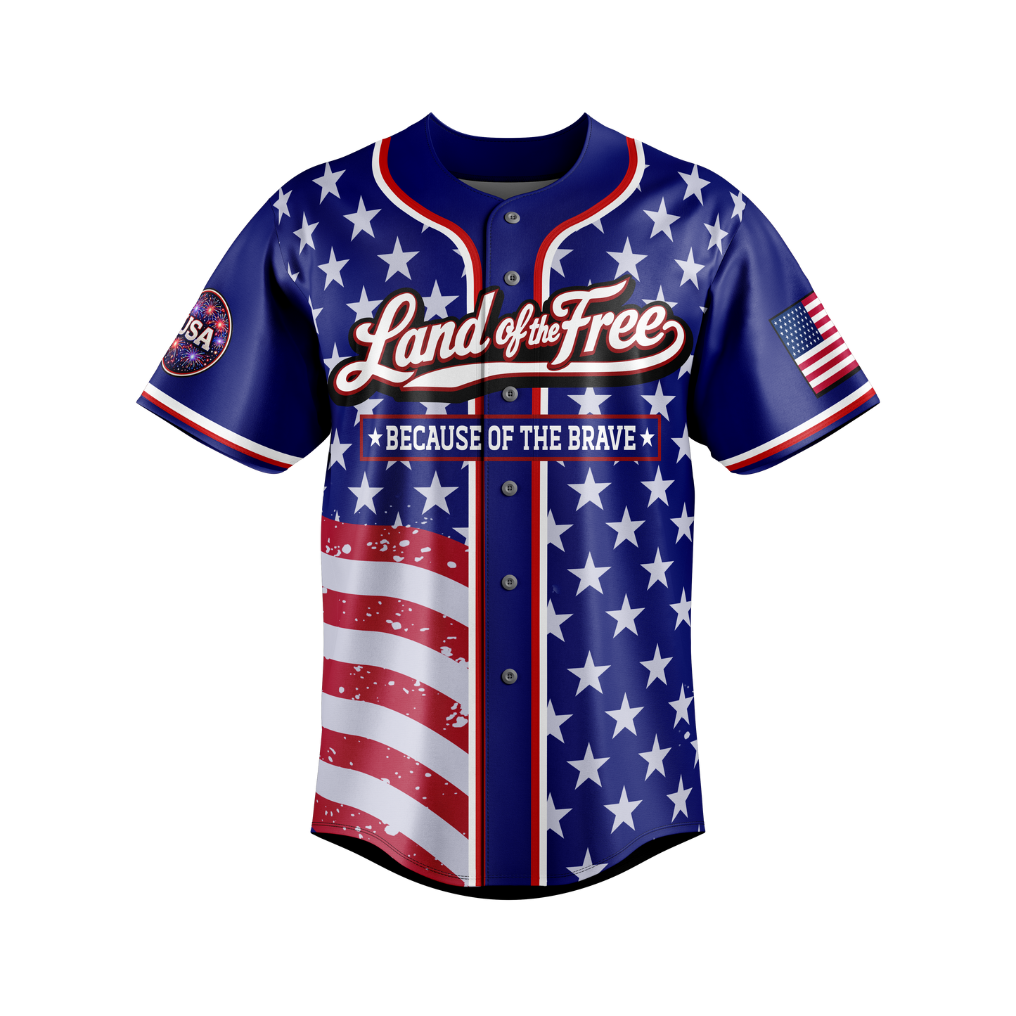 "Because of the Brave" American Baseball Jersey