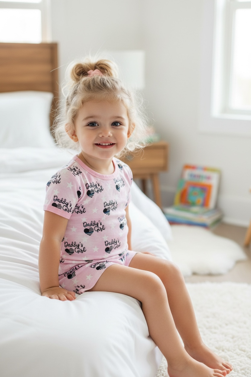 “Daddy’s Girl” Two Piece Shorts Comfy Cozies