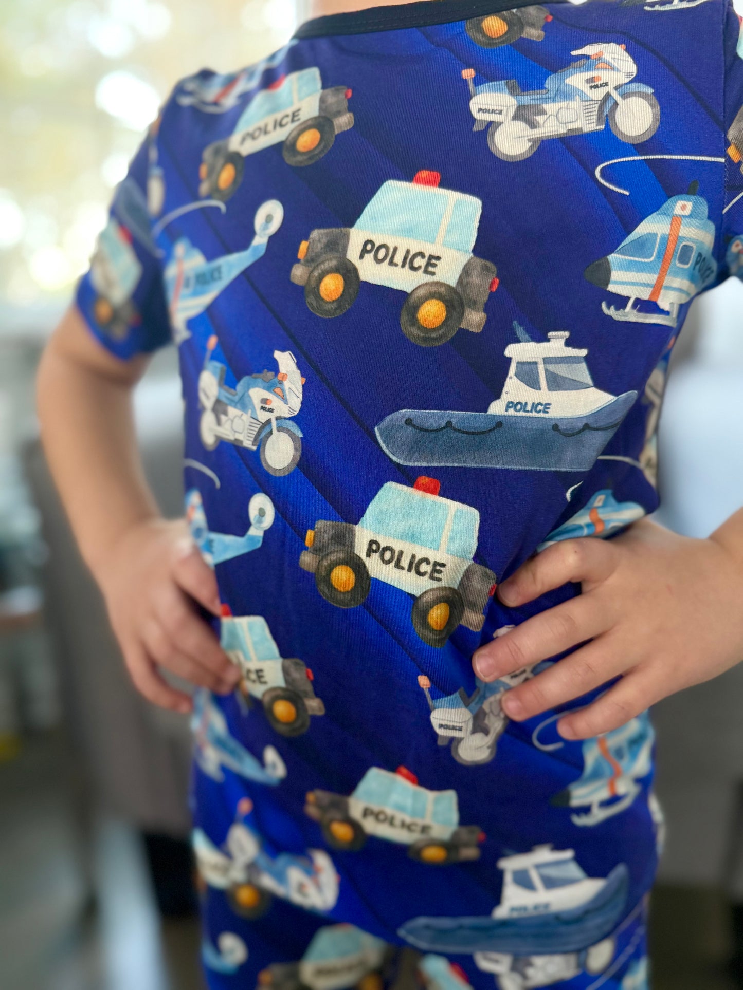 “Street, Sky, and Sea Patrol” Two Piece Shorts Set Comfy Cozies
