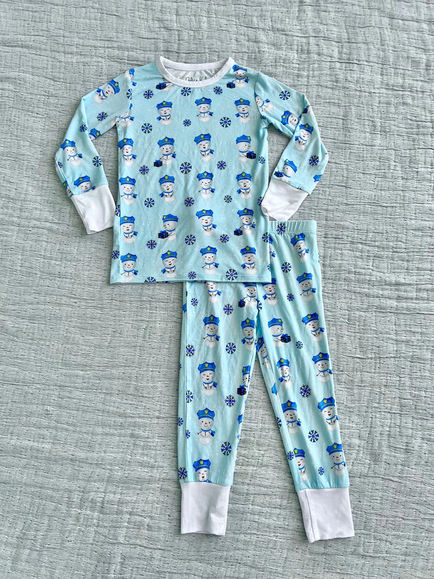 "Snowman on Duty" Two-Piece Comfy Cozies