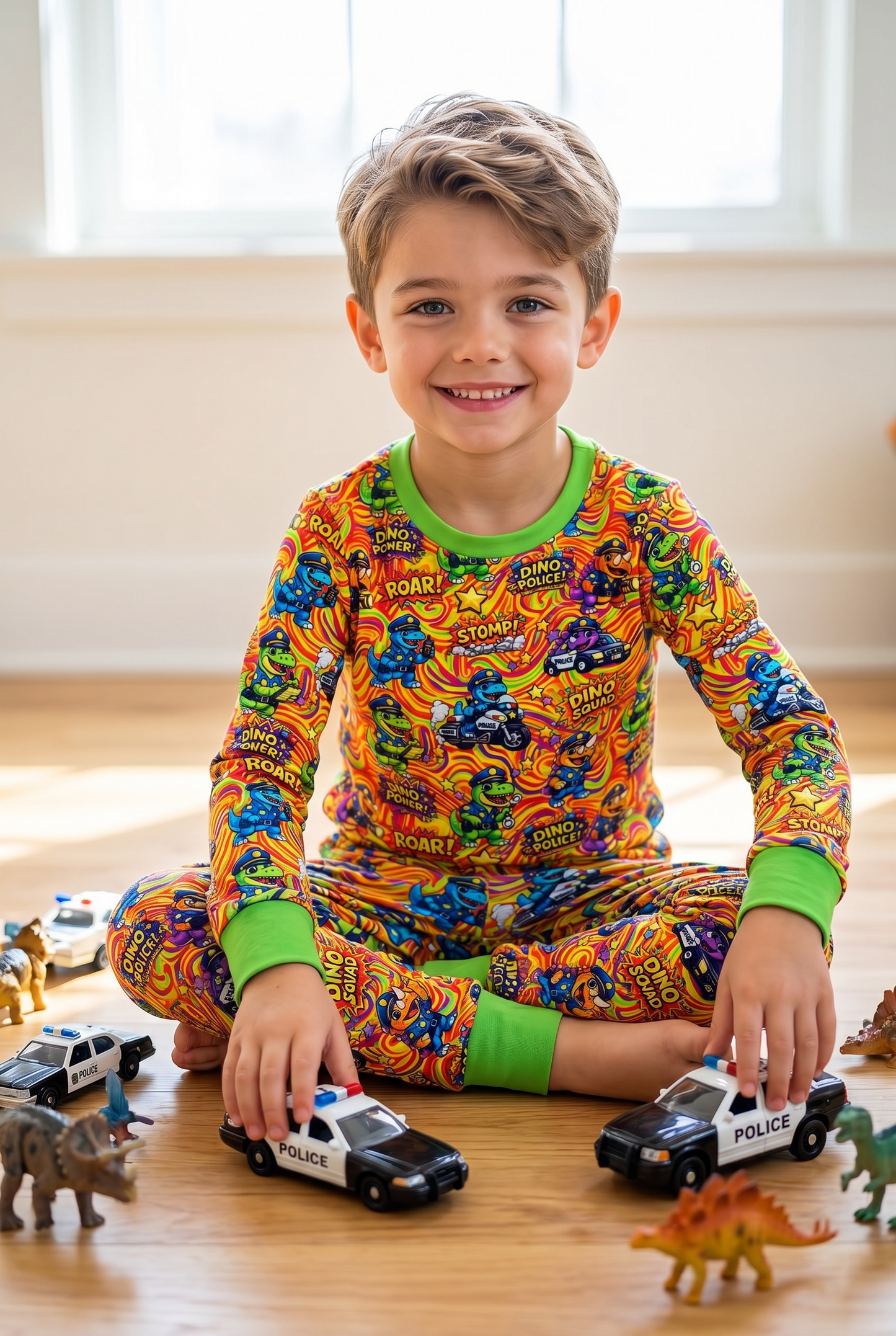"Dino Squad” Two Piece Comfy Cozies
