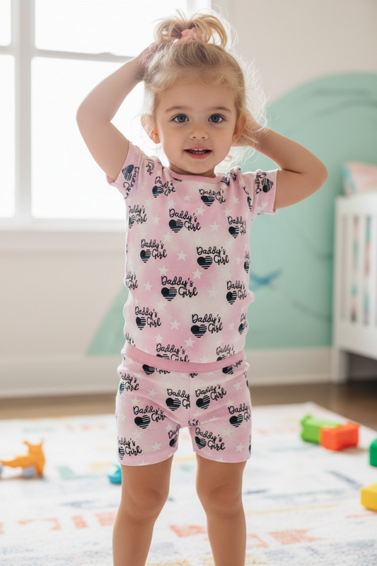 “Daddy’s Girl” Two Piece Shorts Comfy Cozies