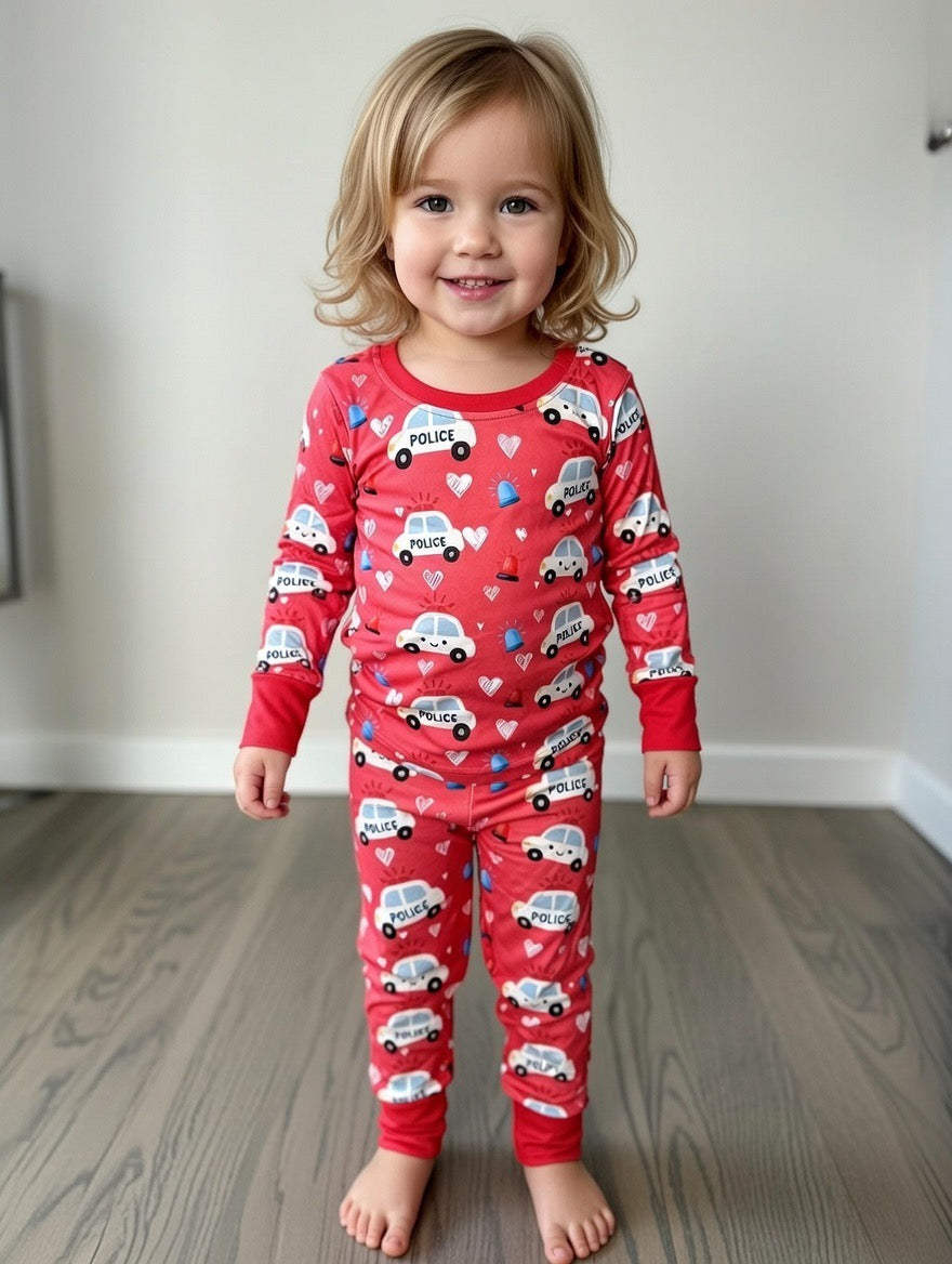 “Hearts and Sirens” Two Piece Comfy Cozies