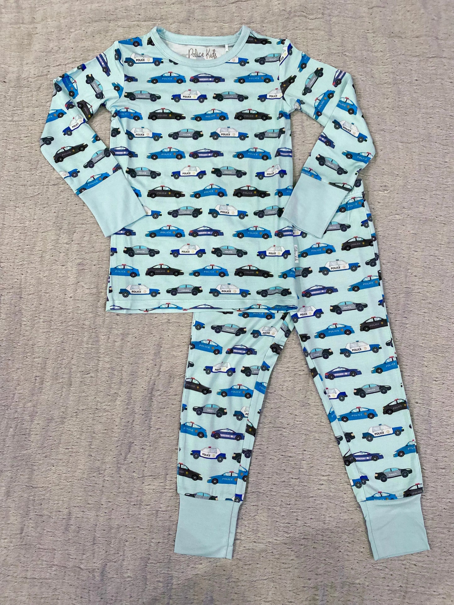 Beep Beep Police Cars Two Piece Comfy Cozies