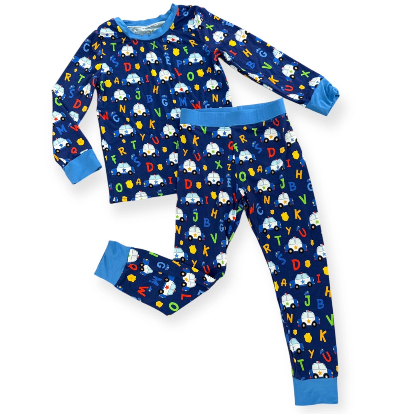 "Police ABCs" Comfy Cozies Two-Piece