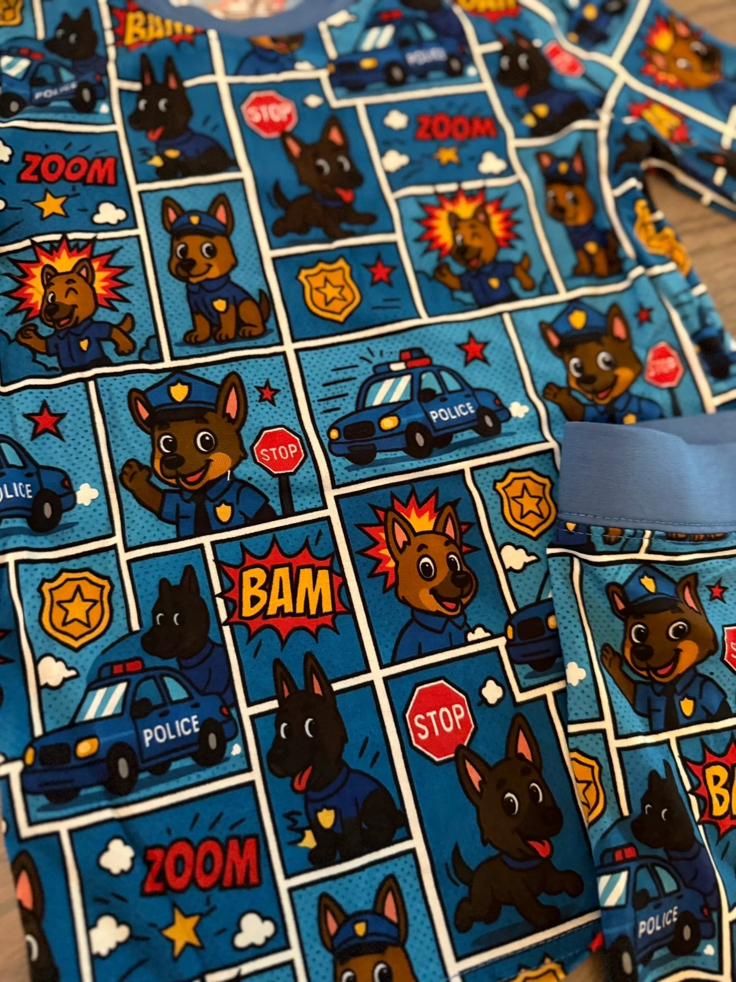 "On Pawtrol" Two Piece Comfy Cozies