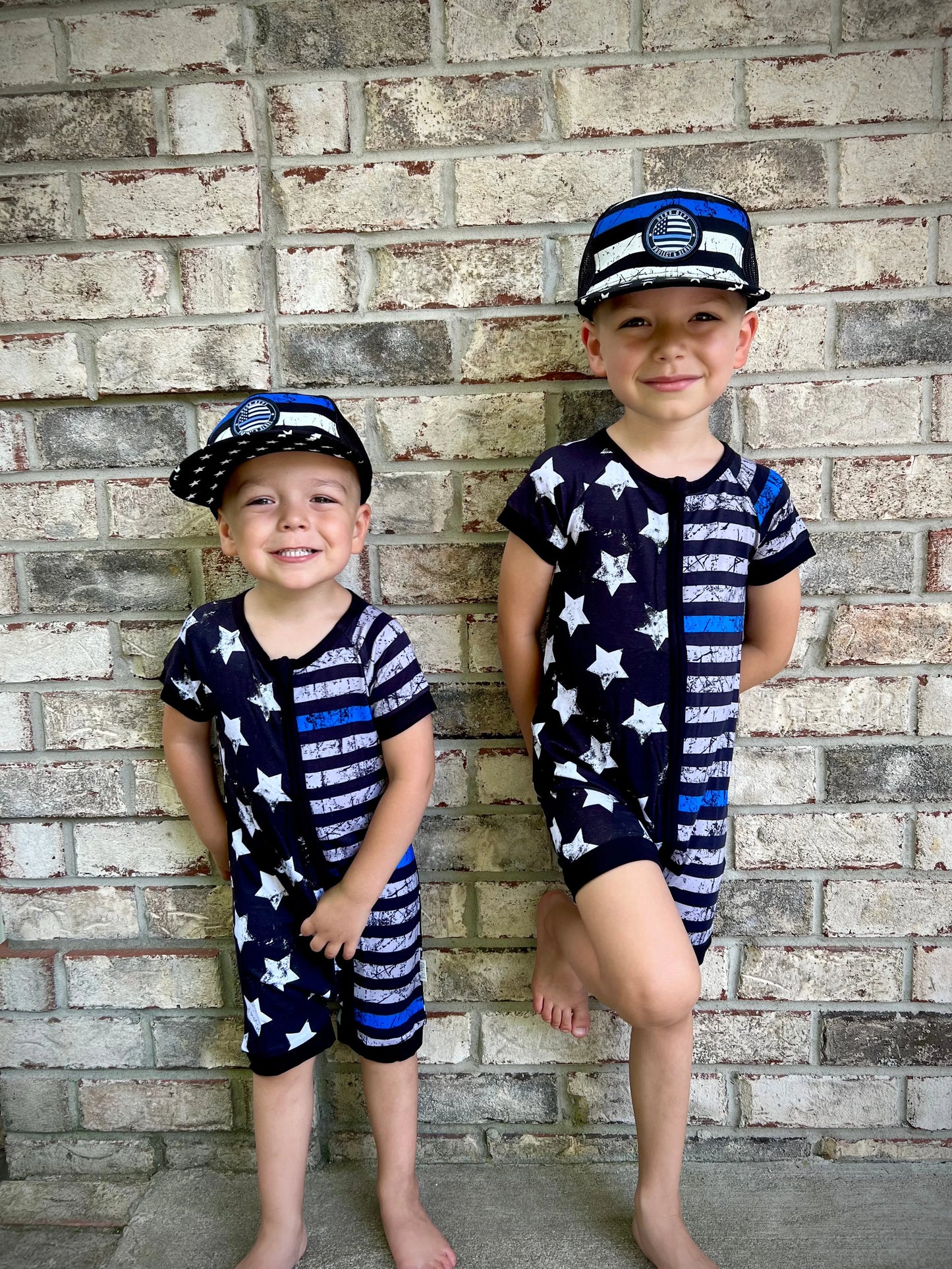 “TBL Stars and Stripes” Shorty Romper