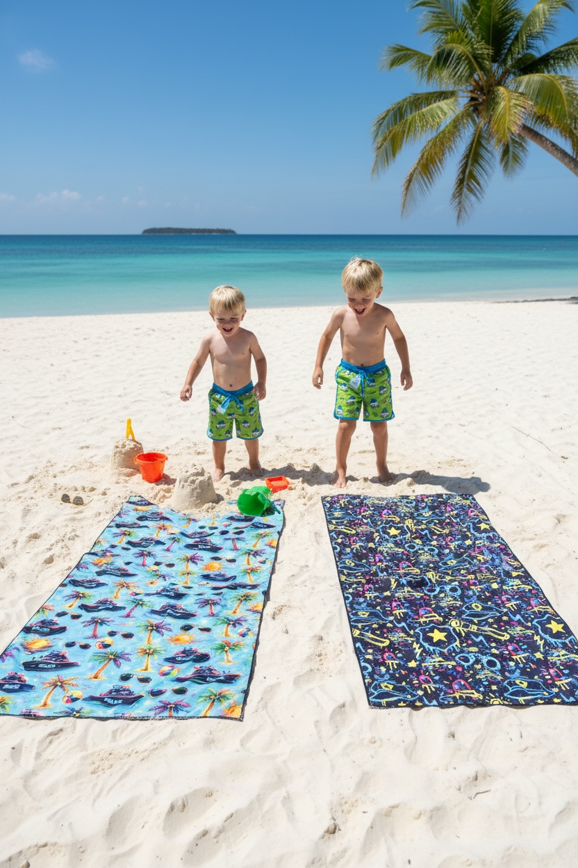 Oversized Microfiber Beach Towel - Choose Design