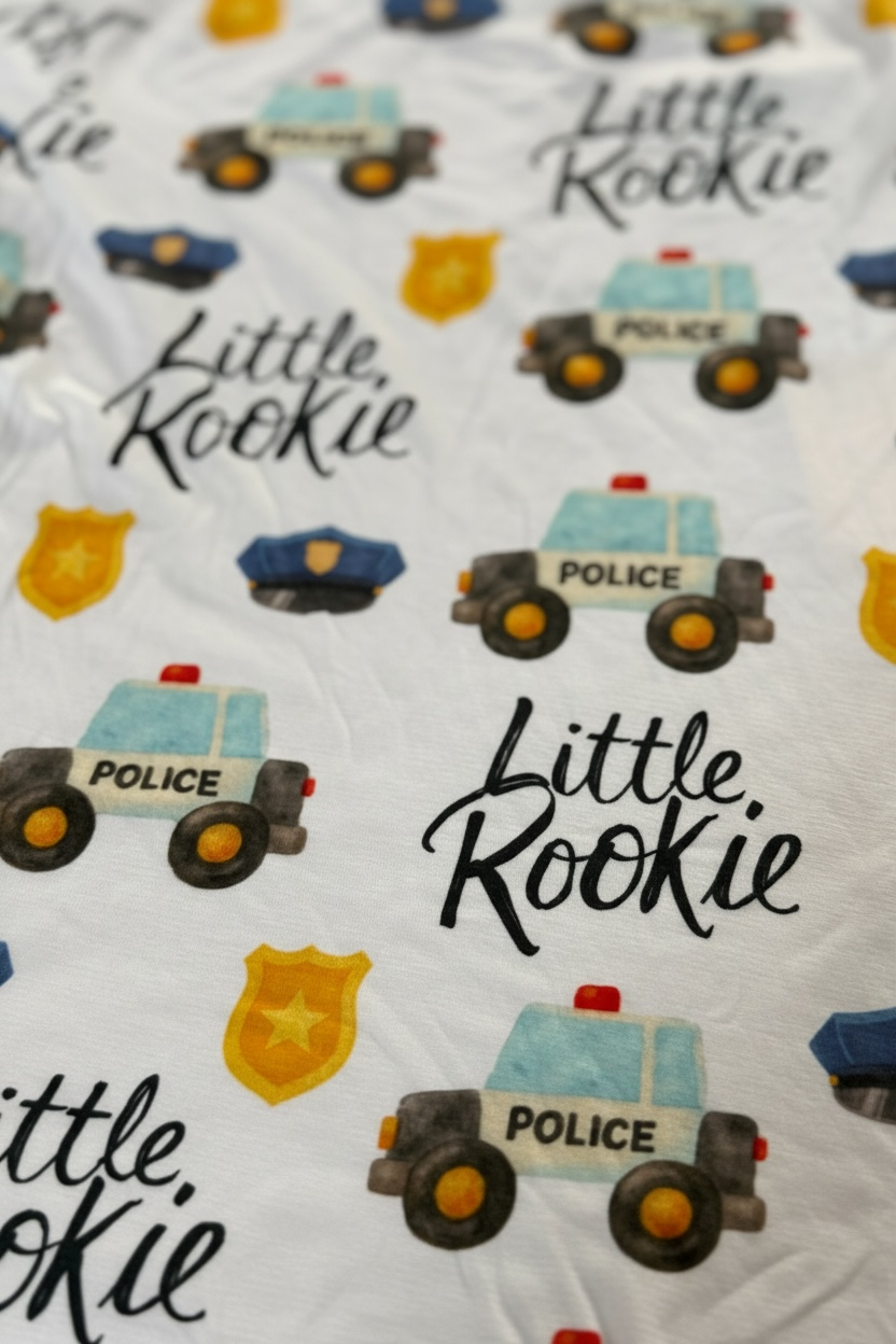 “Little Rookie” Two Piece Comfy Cozies