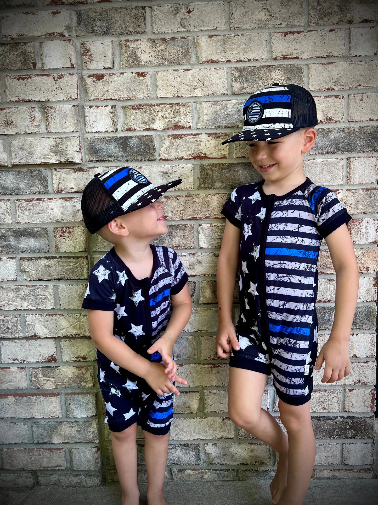 “TBL Stars and Stripes” Shorty Romper