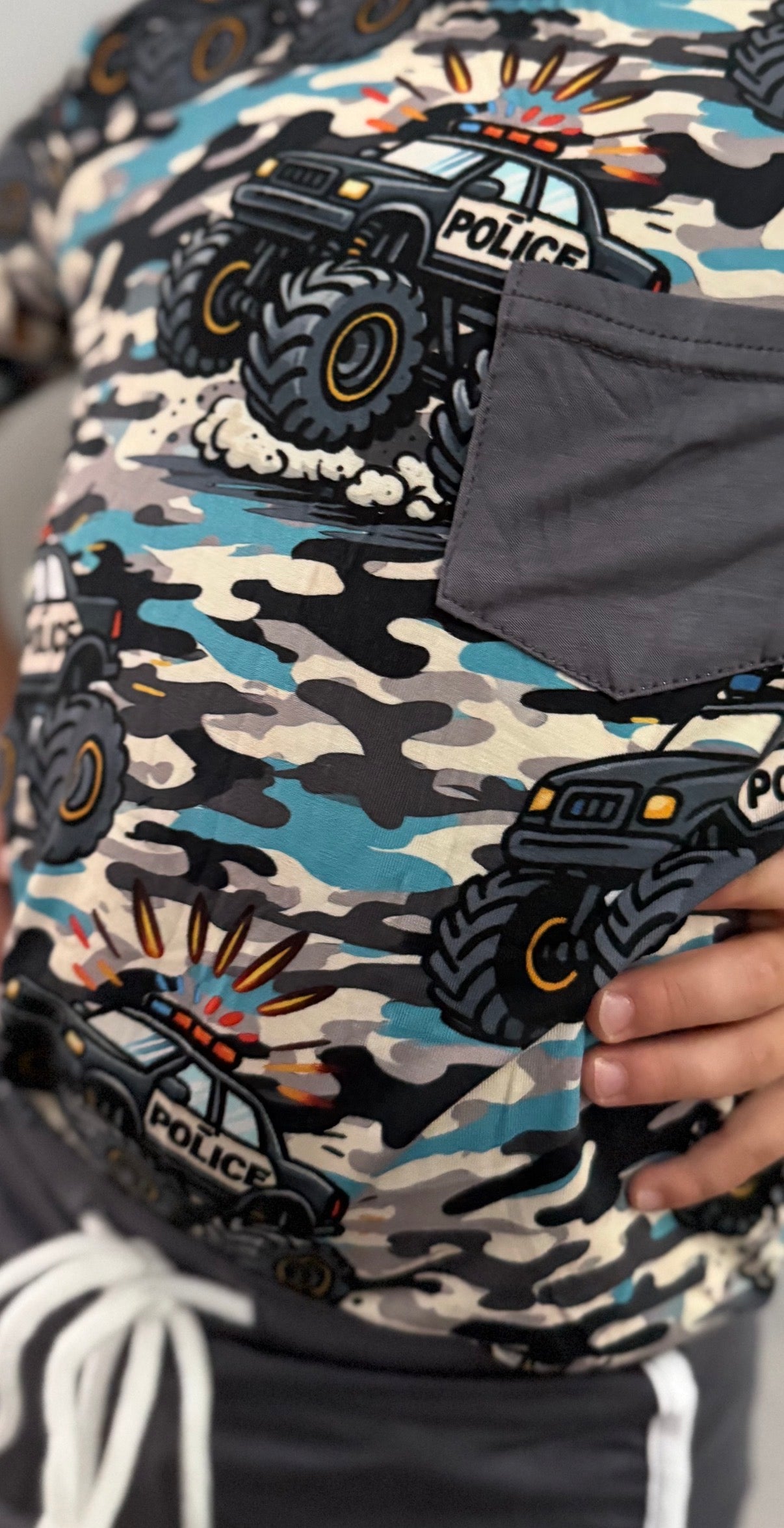 “Monster Truck Patrol” Shorts Daywear Set
