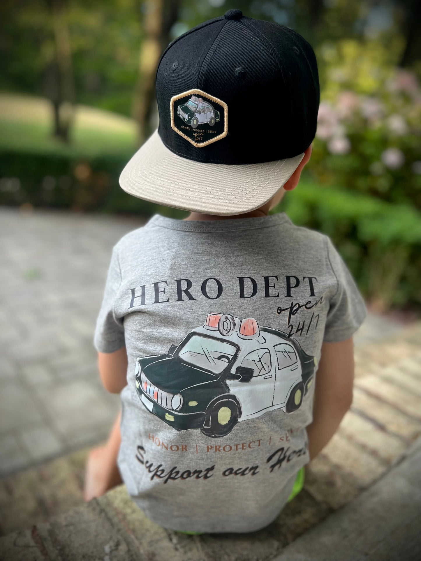 Retro Police Graphic Tee