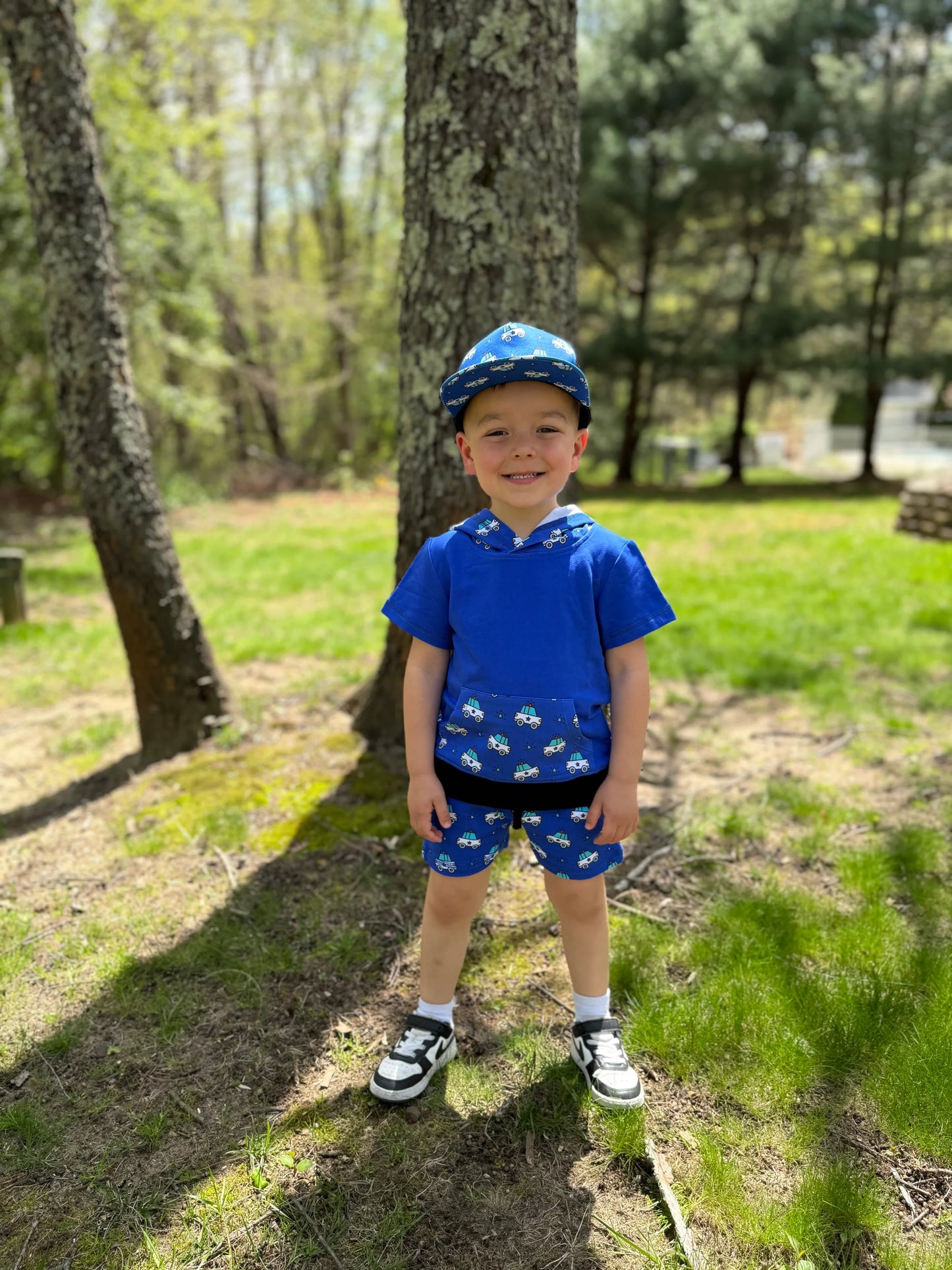 "Ride Along" Hooded Jogger Set - Short or Long