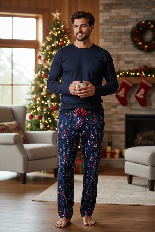 "Flashing through the Night" Men's Comfy Cozies Lounge Pants
