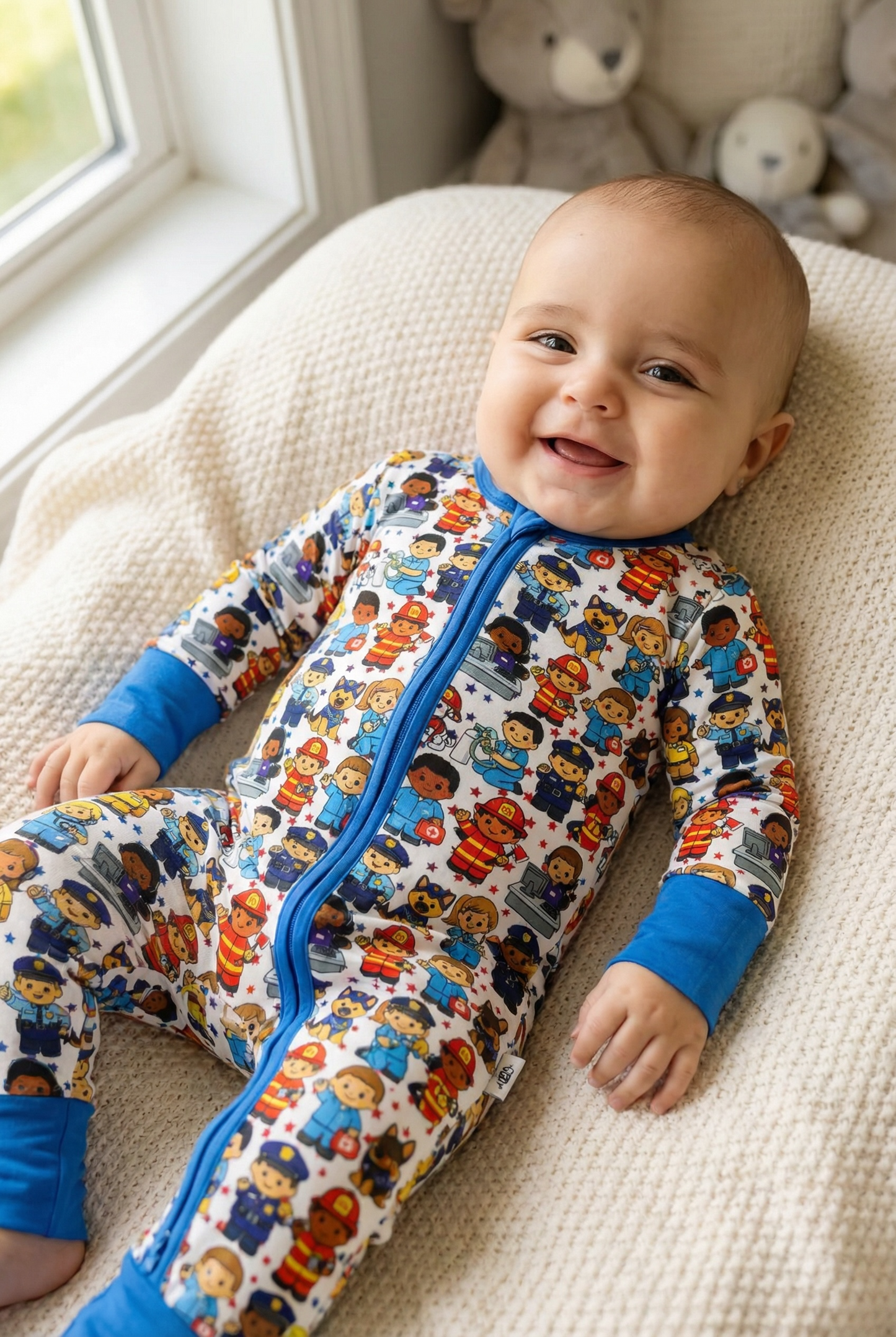 “Little Town Heroes" Zip-Up Comfy Cozies