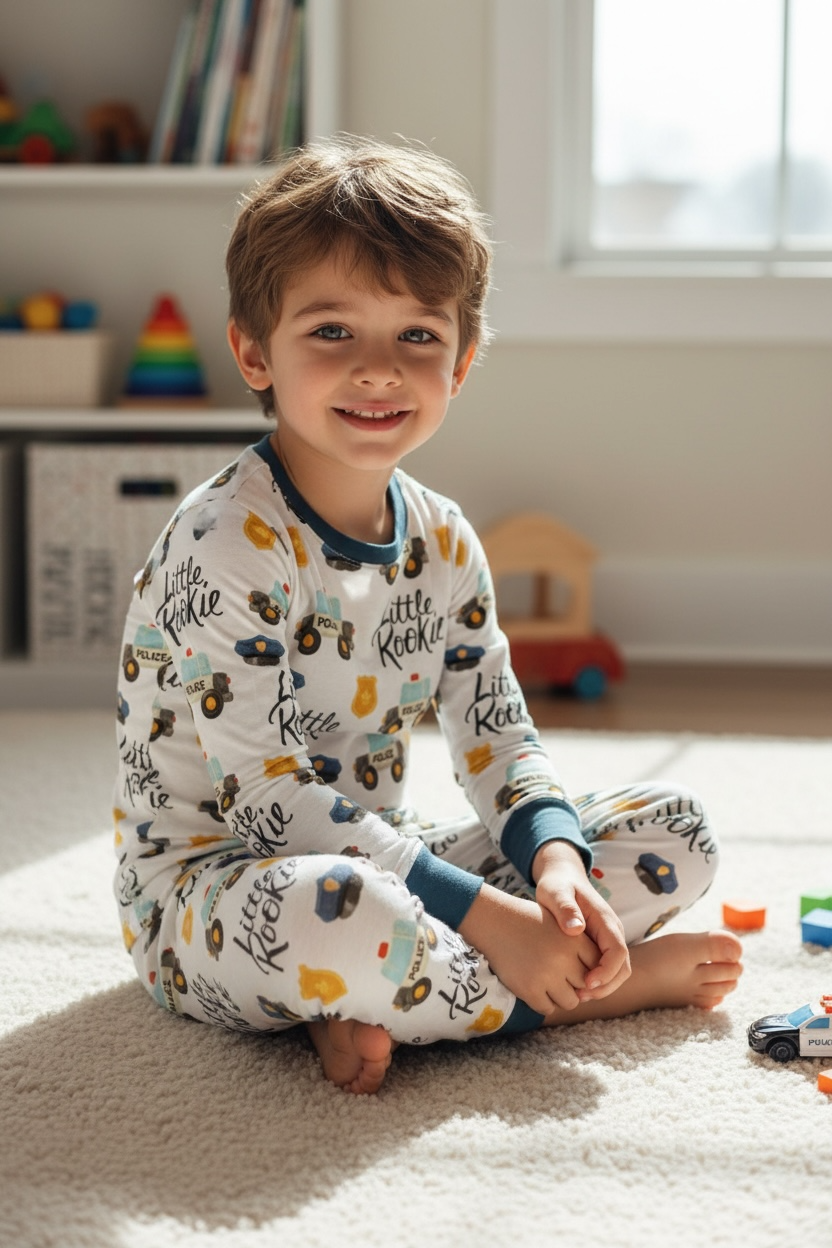 “Little Rookie” Two Piece Comfy Cozies