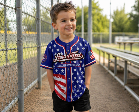 "Because of the Brave" American Baseball Jersey