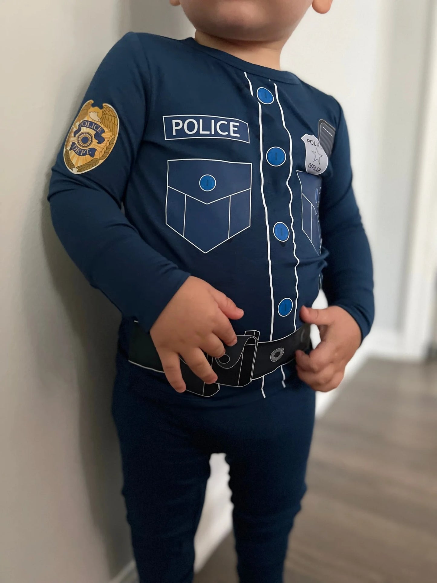 Law Enforcement Uniform Comfy Cozies - Choose Style