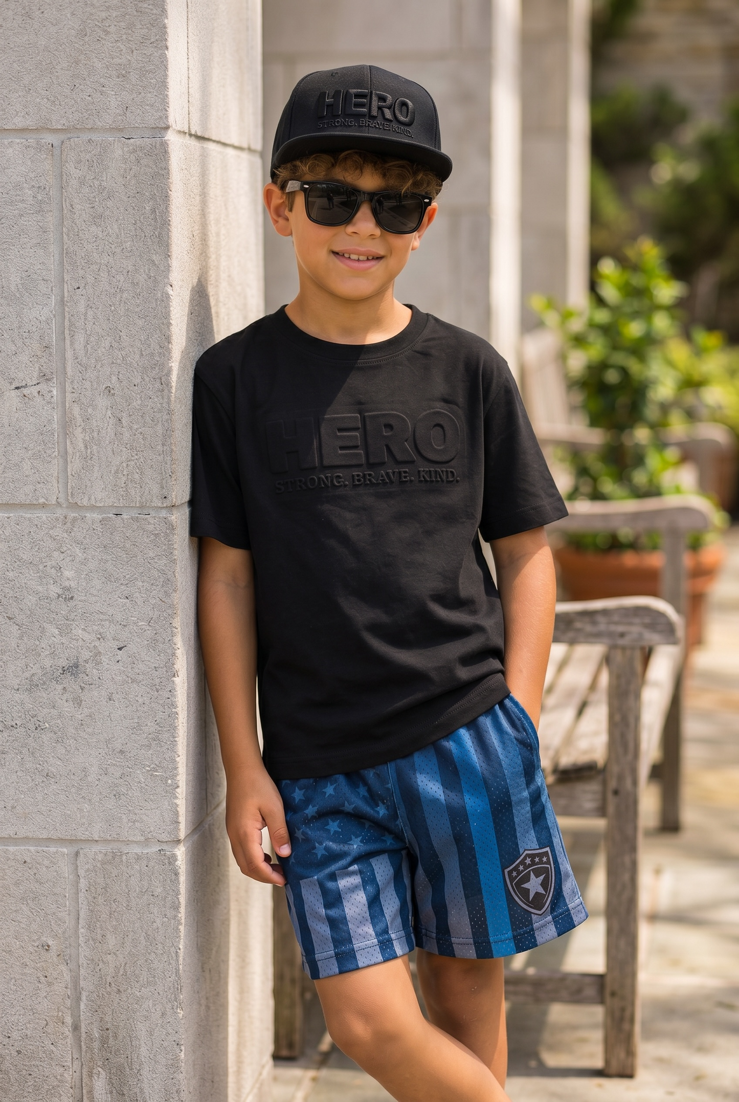 “Midnight Valor” Mesh Shorts