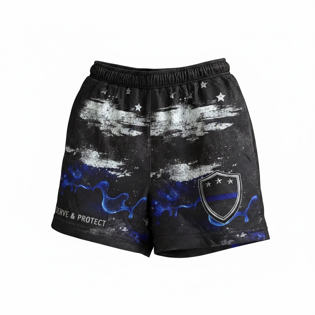 “Tactical Drip“ Mesh Shorts