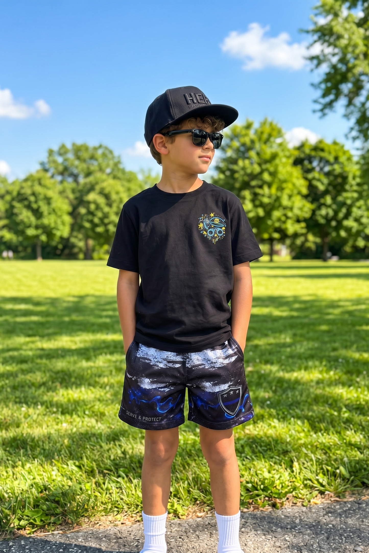 “Tactical Drip“ Mesh Shorts