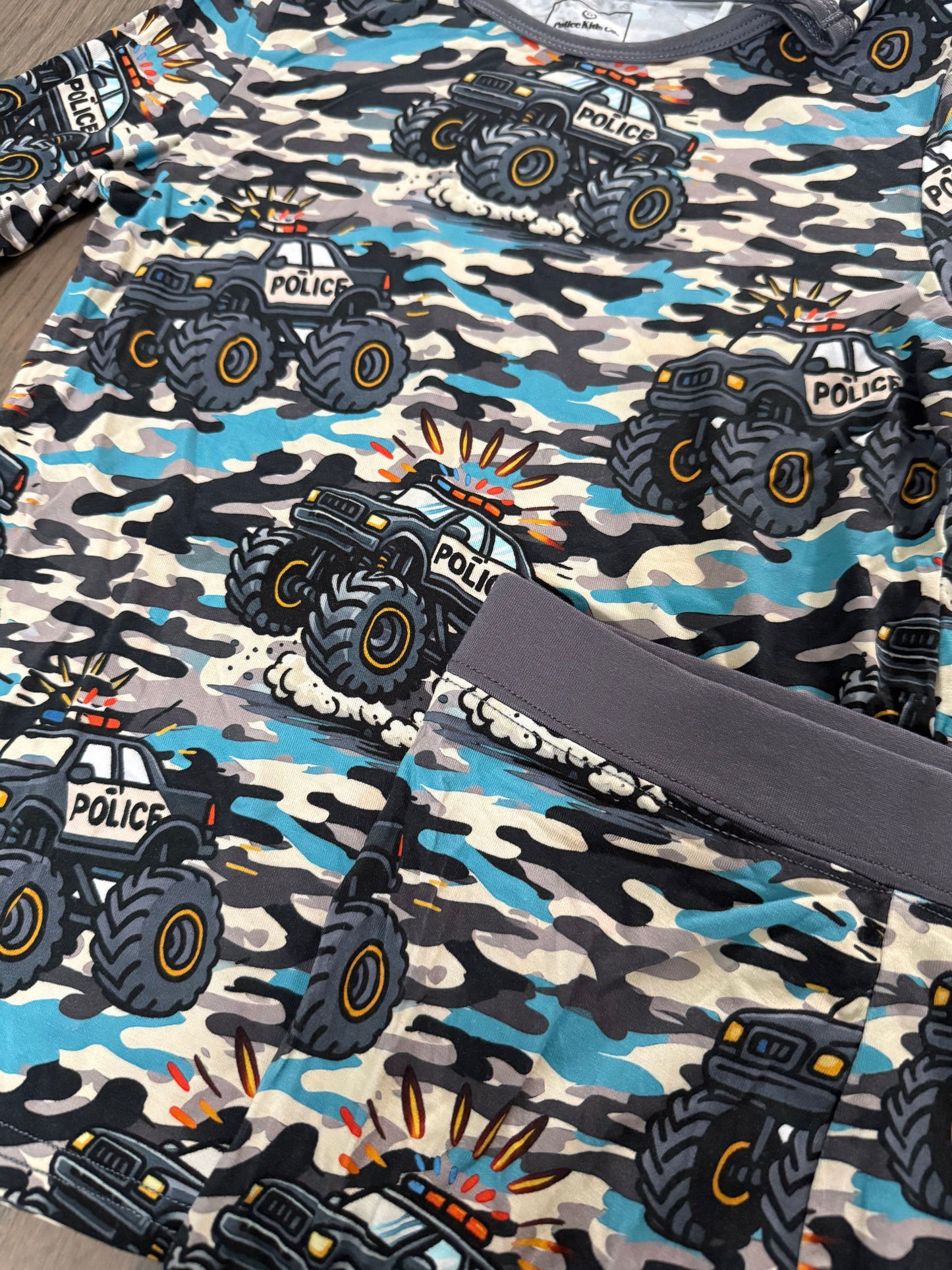 "Monster Truck Patrol” Two Piece Comfy Cozies