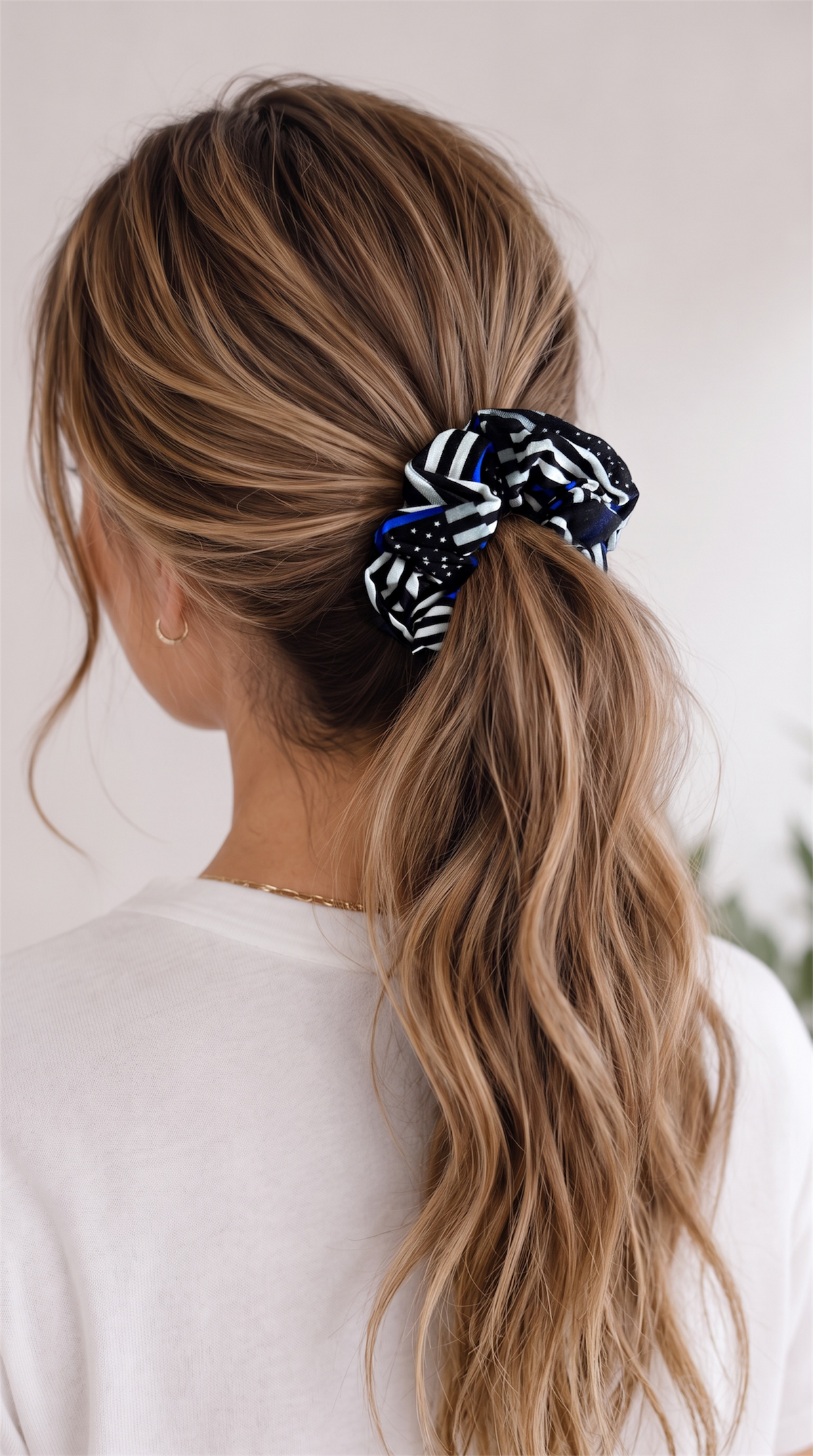 “TBL Flags” Bamboo Hair Scrunchie