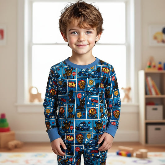 "On Pawtrol" Two Piece Comfy Cozies