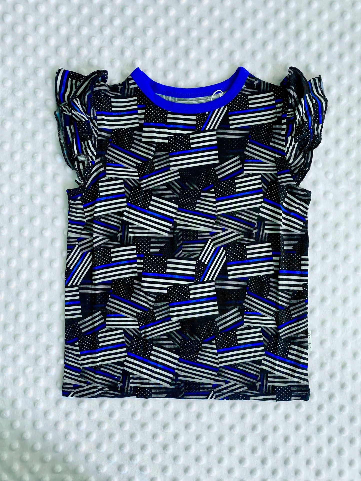 TBL Flags Tee – Pocket or Ruffle Sleeve Style