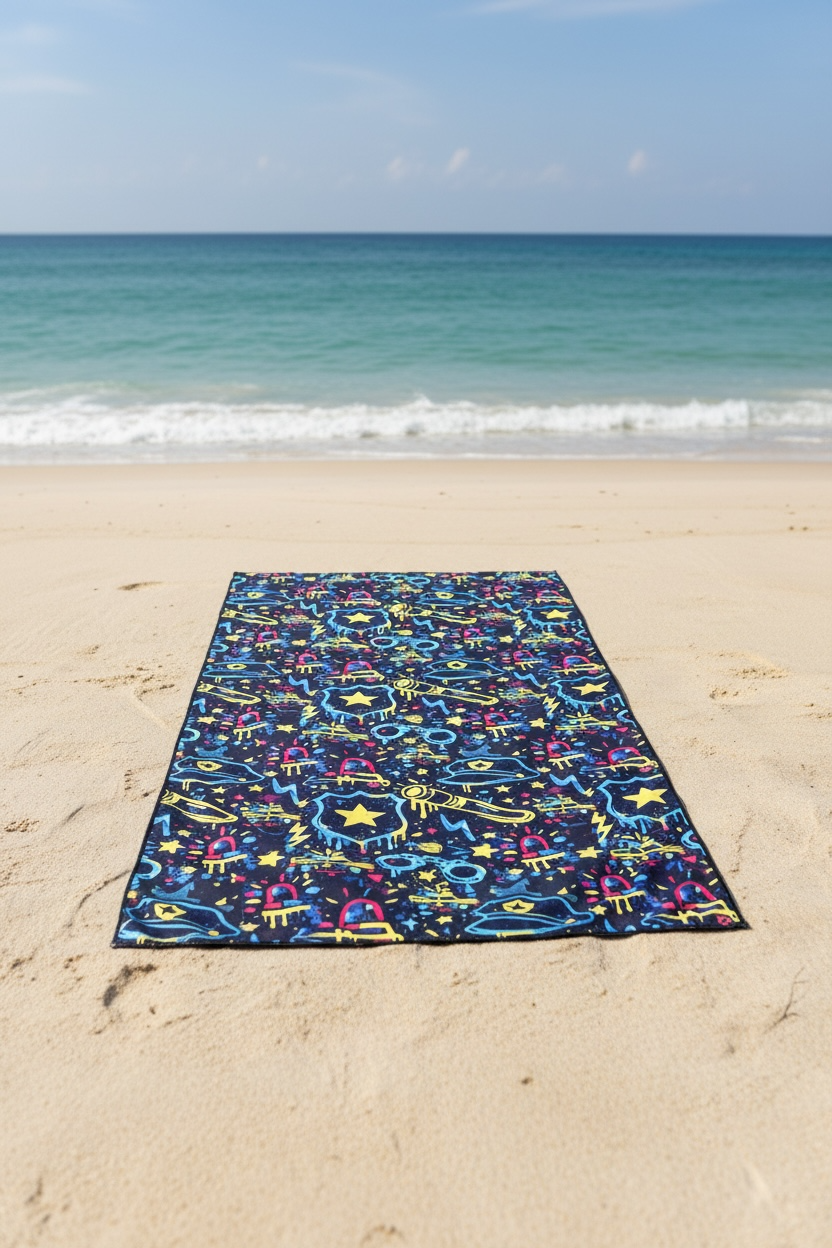 Oversized Microfiber Beach Towel - Choose Design